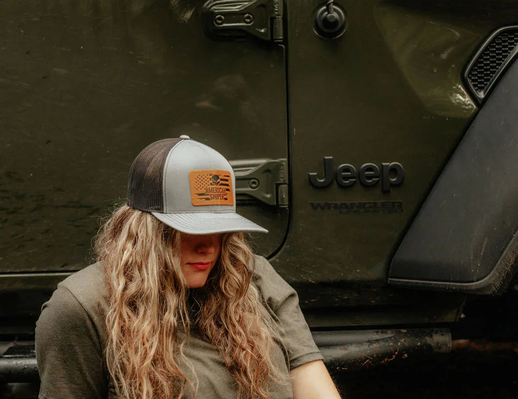 American Sniper Gray Flag Patch Hat - American Sniper