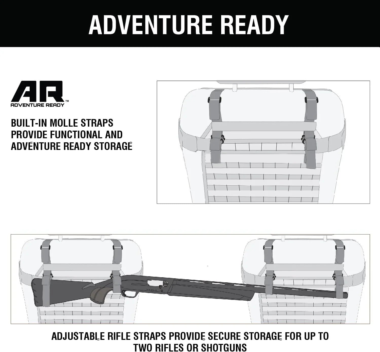 Chris Kyle® Seat Covers, Easy to Install Front and Bench Seat Covers for Car, Truck, and SUV, Protector (Black)