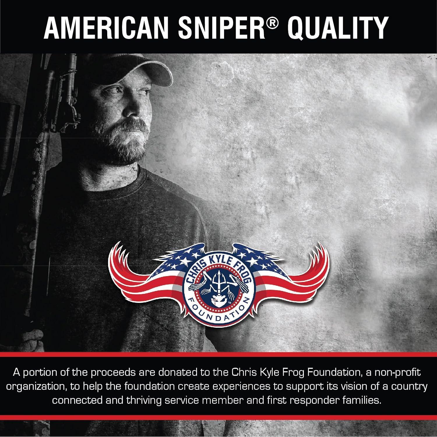 Chris Kyle® Seat Covers, Easy to Install Front and Bench Seat Covers for Car, Truck, and SUV, Protector (Black)