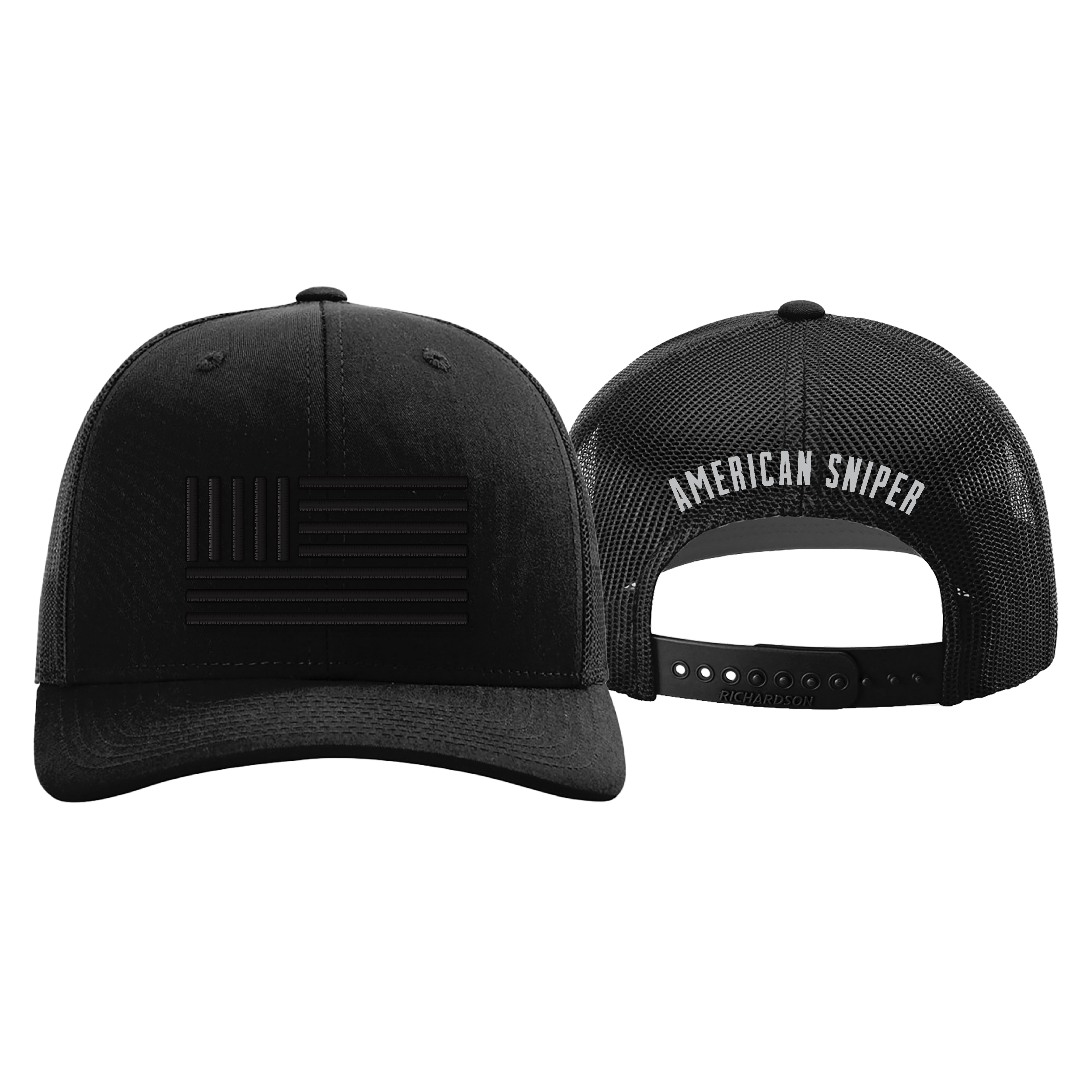 American Sniper Blackout Flag Hat - American Sniper