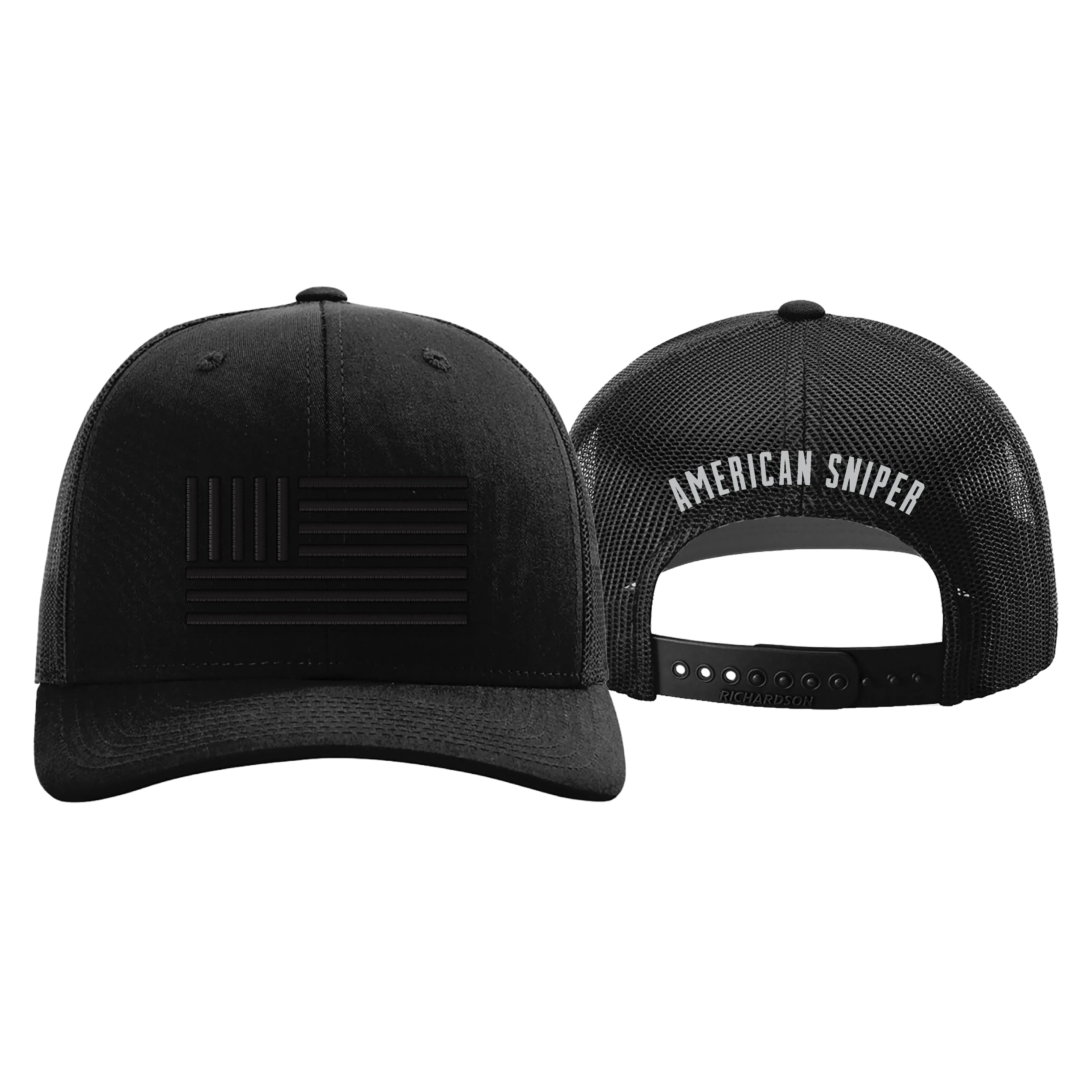 American Sniper Blackout Flag Hat - American Sniper