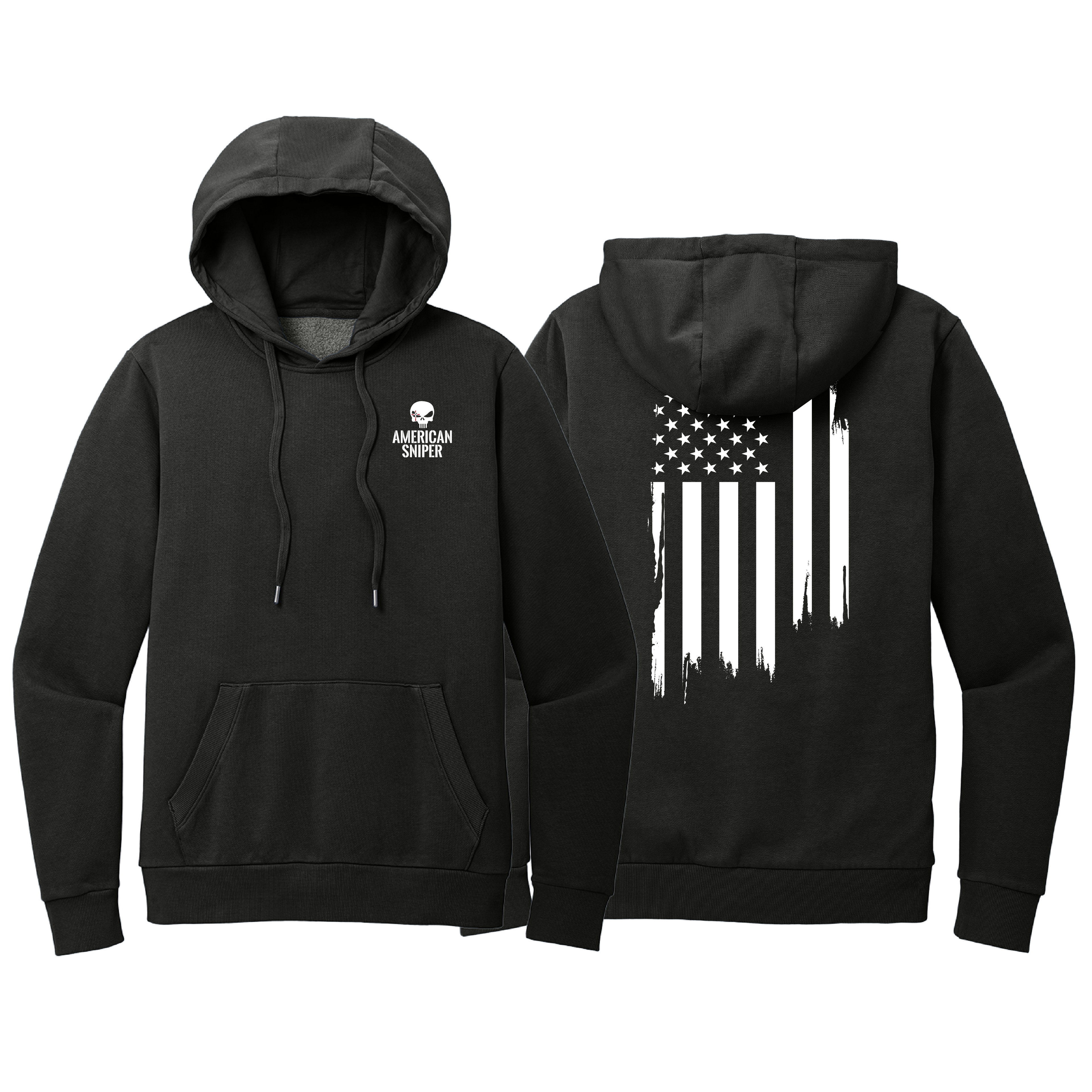 American Sniper Fleece Hoodie – Patriotic Edition - American Sniper