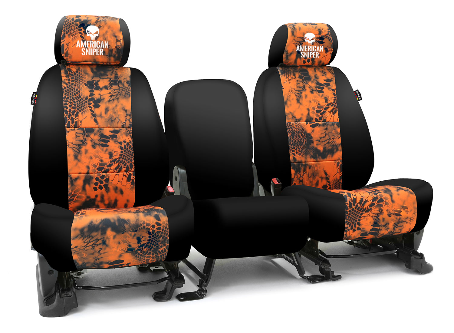 American Sniper Logo Custom Seat Cover Neosupreme Kryptek Camo