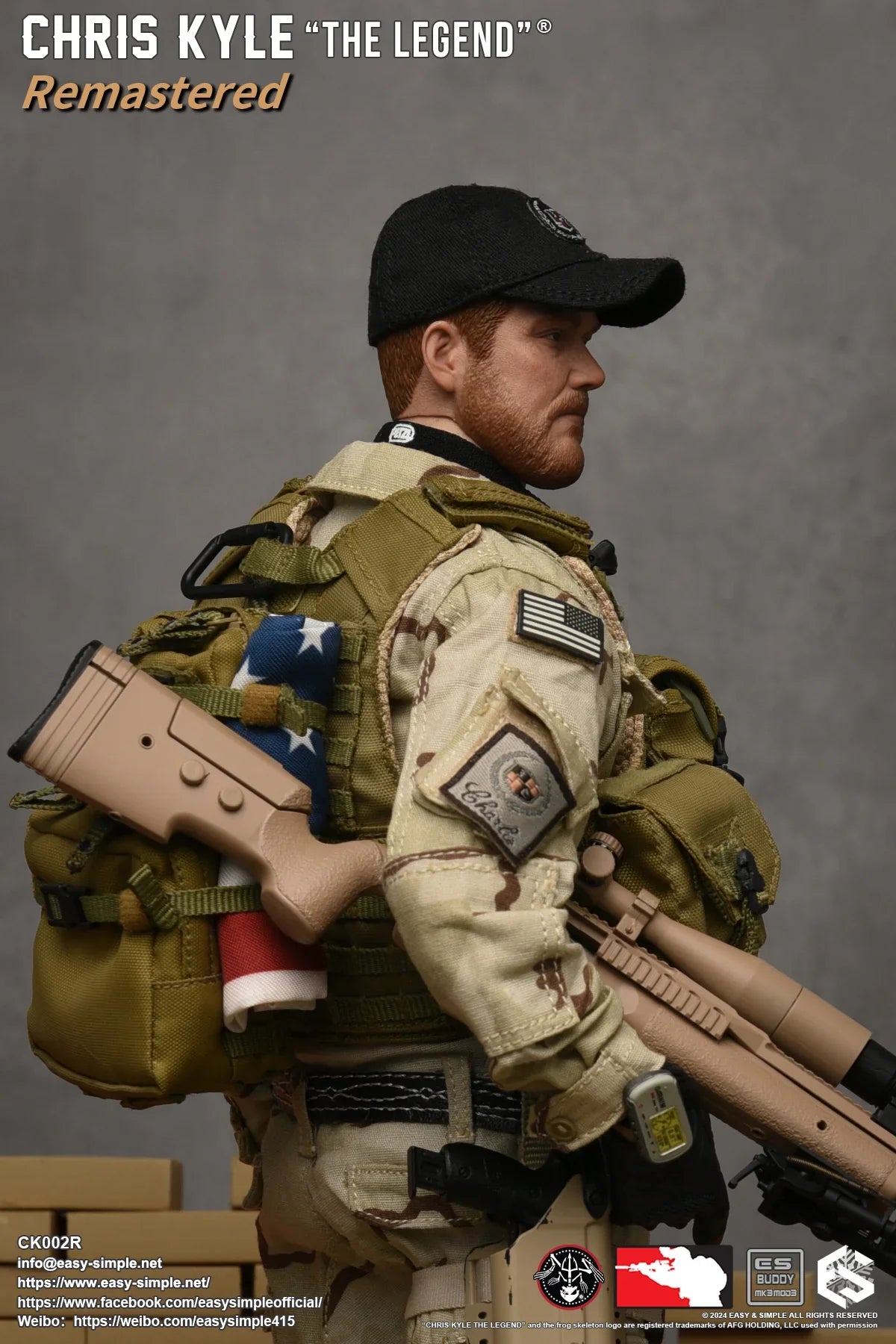 Chris Kyle "The Legend"® Remastered - Regular Version - MINT IN BOX - American Sniper