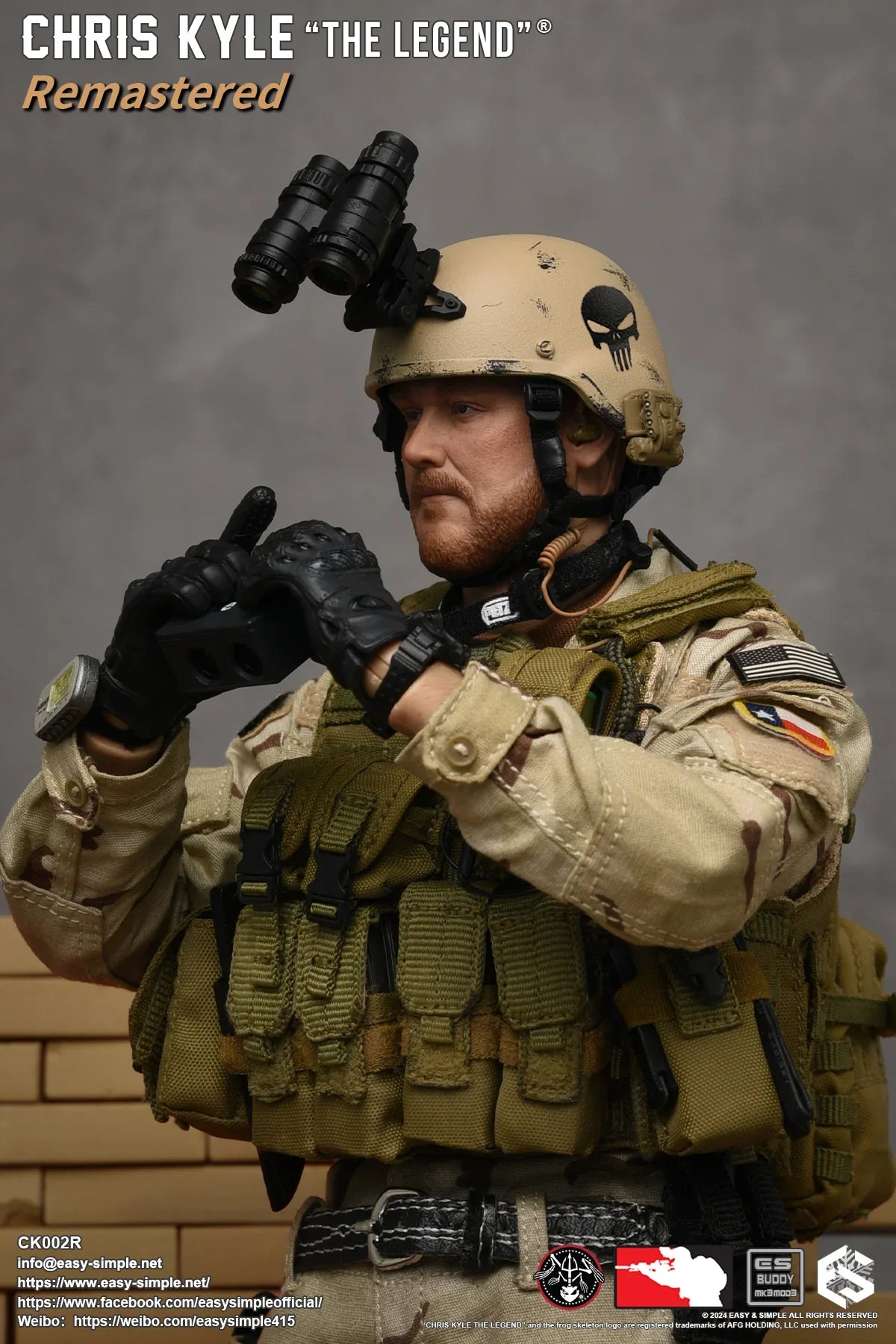 Chris Kyle "The Legend"® Remastered - Regular Version - MINT IN BOX - American Sniper