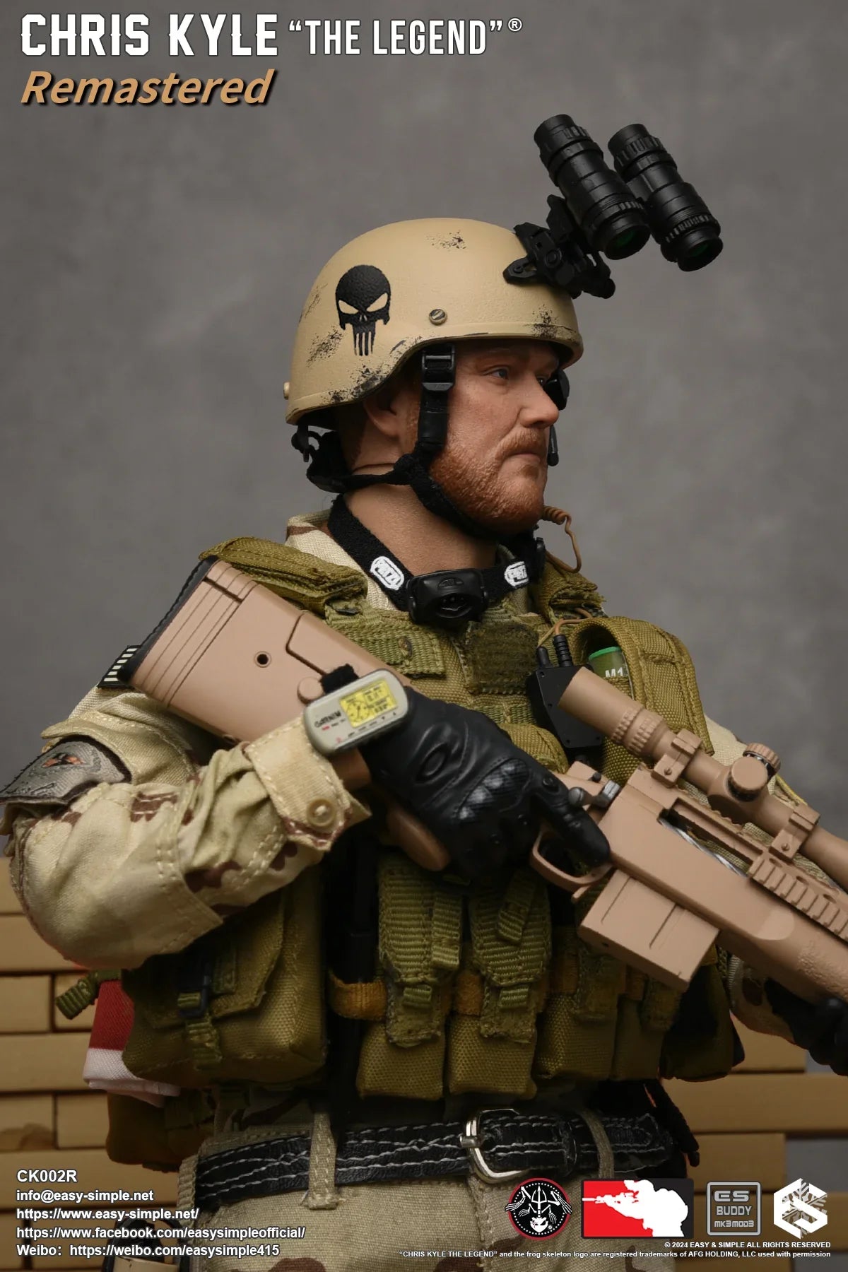 Chris Kyle "The Legend"® Remastered - Regular Version - MINT IN BOX - American Sniper