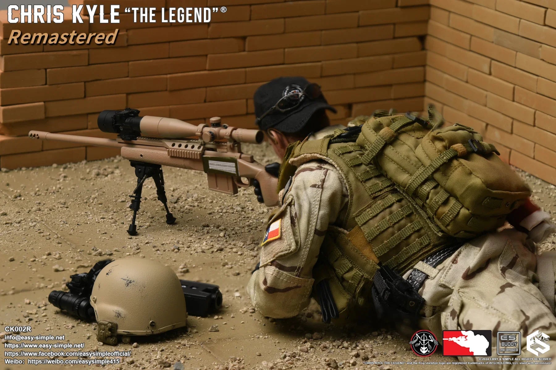 Chris Kyle "The Legend"® Remastered - Regular Version - MINT IN BOX - American Sniper