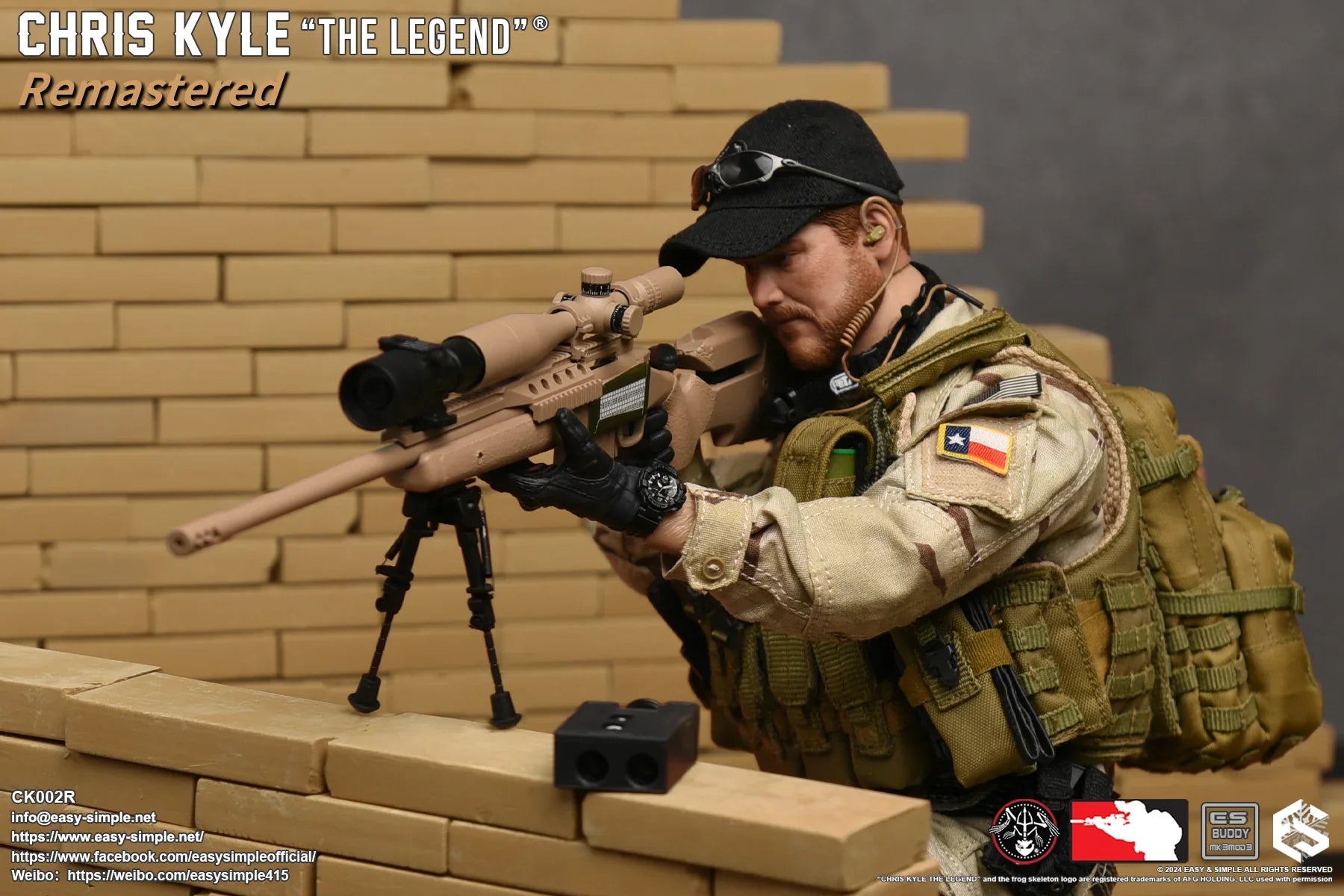 Chris Kyle "The Legend"® Remastered - Regular Version - MINT IN BOX - American Sniper