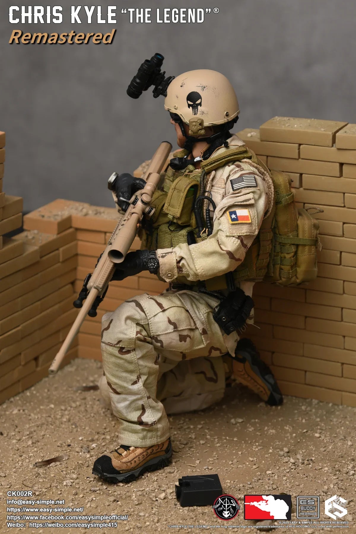 Chris Kyle "The Legend"® Remastered - Regular Version - MINT IN BOX - American Sniper
