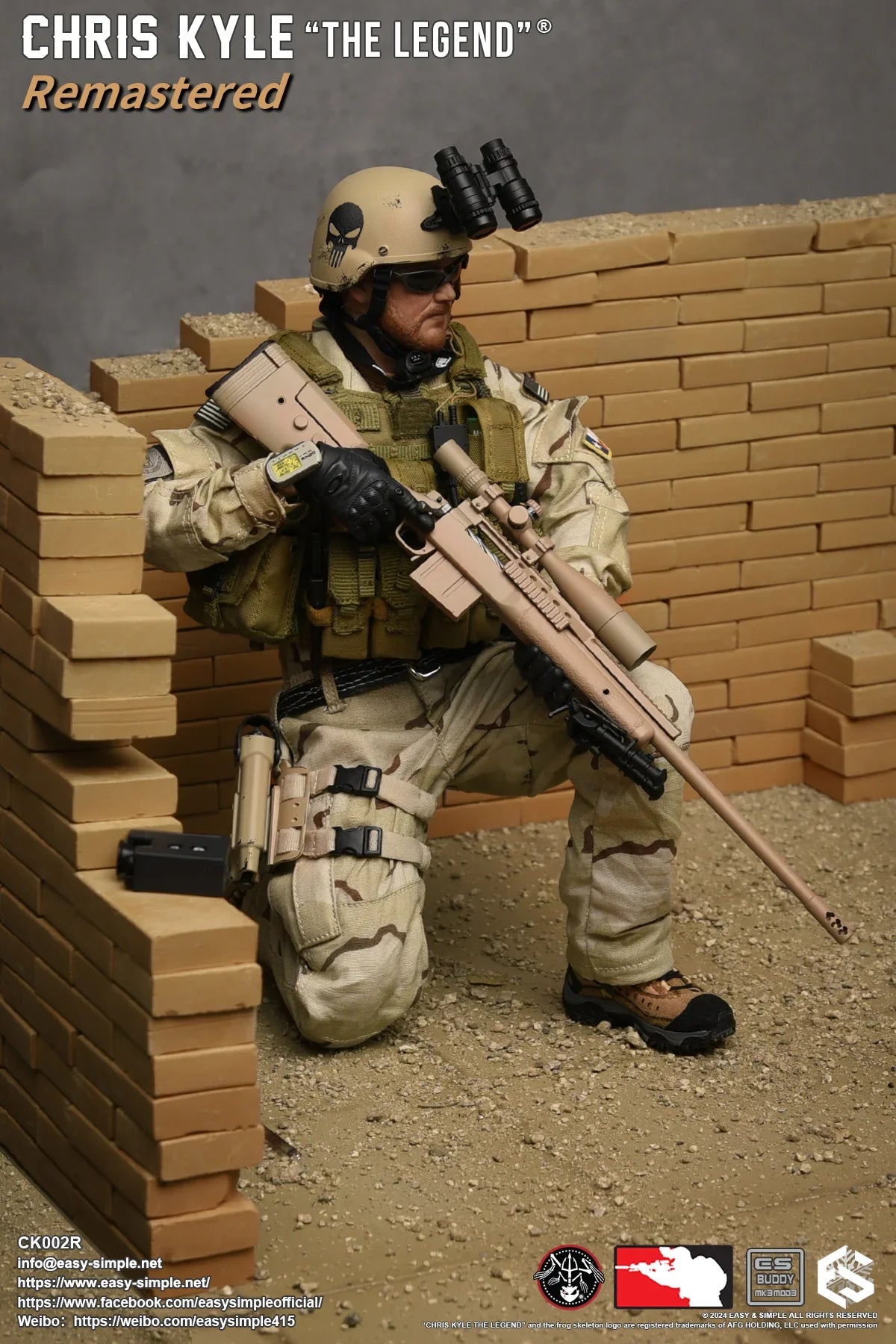 Chris Kyle "The Legend"® Remastered - Regular Version - MINT IN BOX - American Sniper