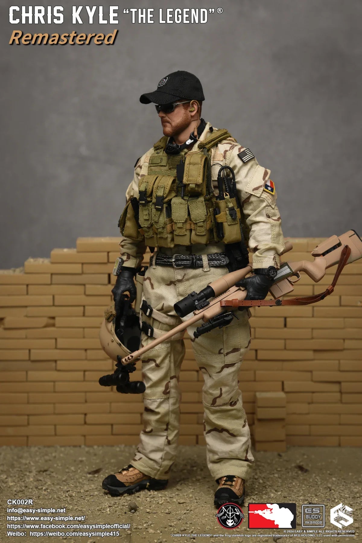 Chris Kyle "The Legend"® Remastered - Regular Version - MINT IN BOX - American Sniper