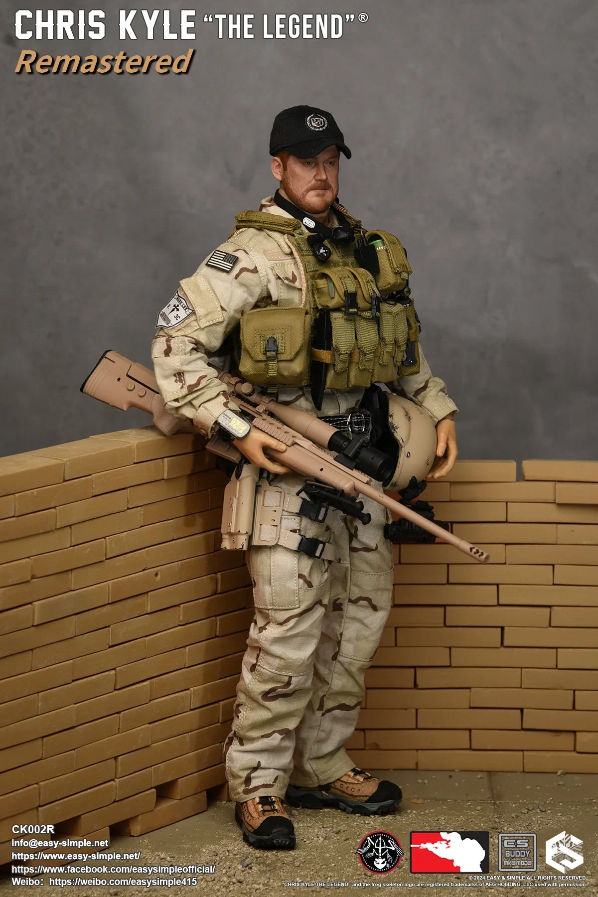 Chris Kyle "The Legend"® Remastered - Regular Version - MINT IN BOX - American Sniper