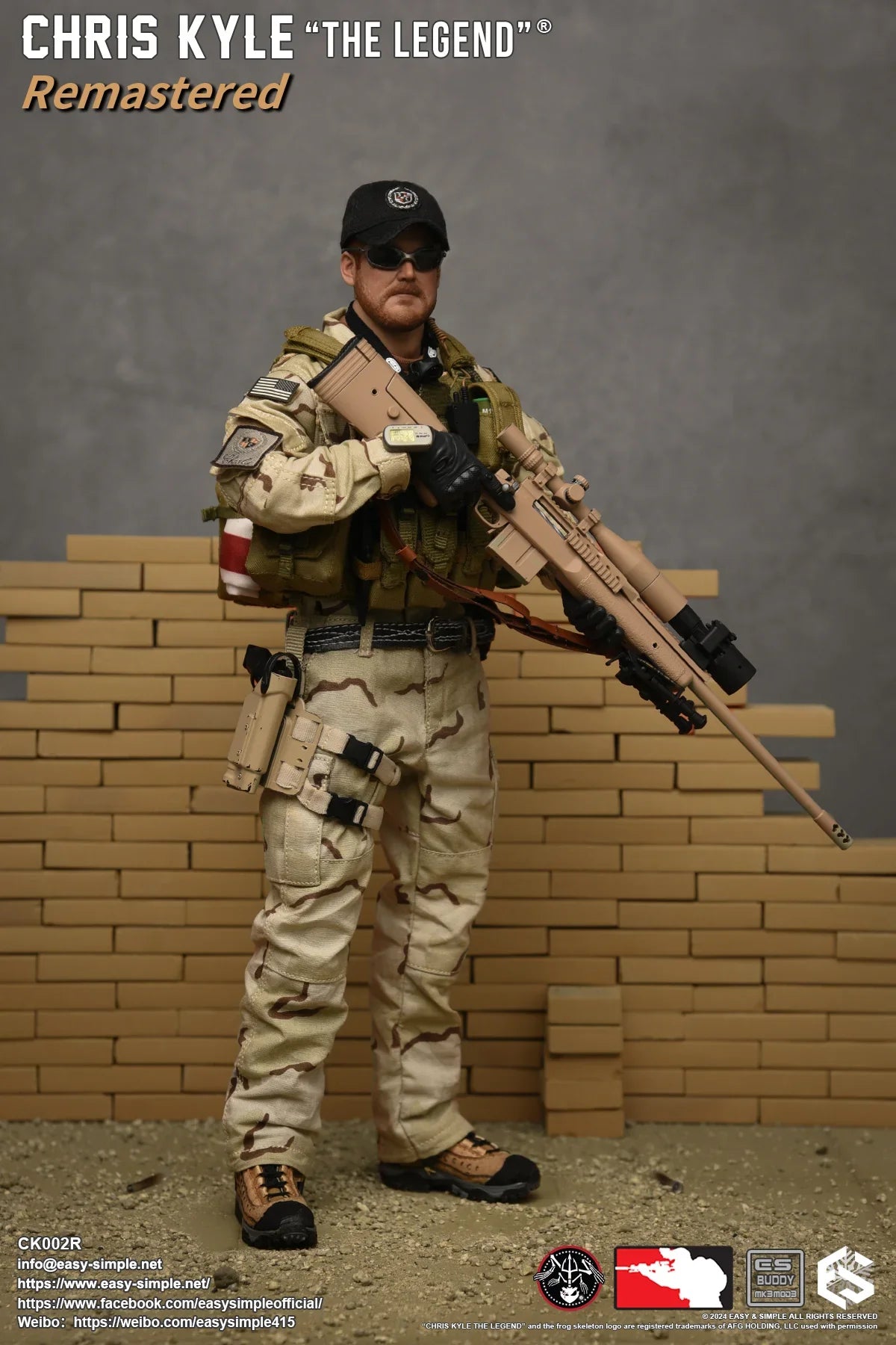 Chris Kyle "The Legend"® Remastered - Regular Version - MINT IN BOX - American Sniper
