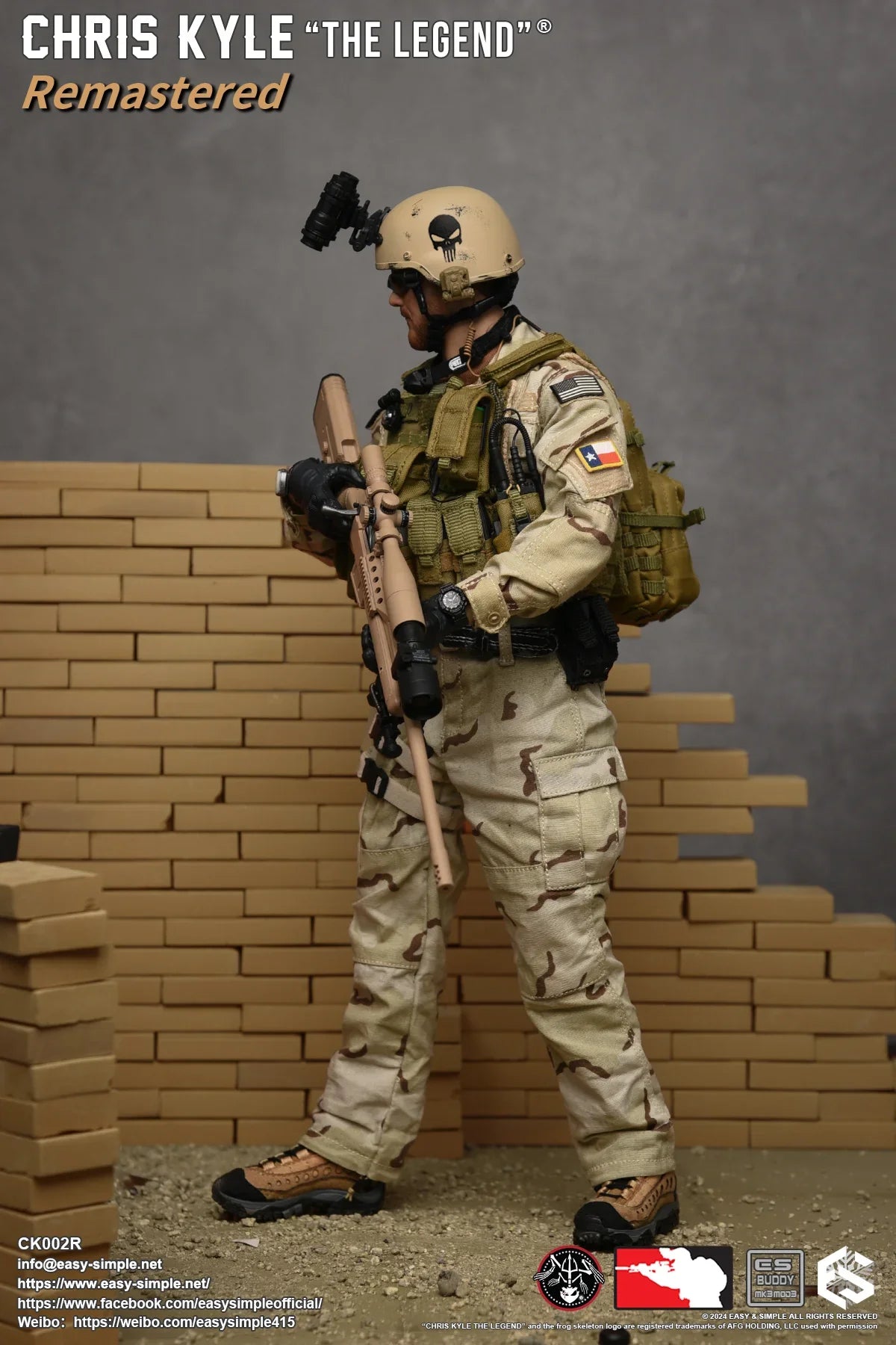 Chris Kyle "The Legend"® Remastered - Regular Version - MINT IN BOX - American Sniper
