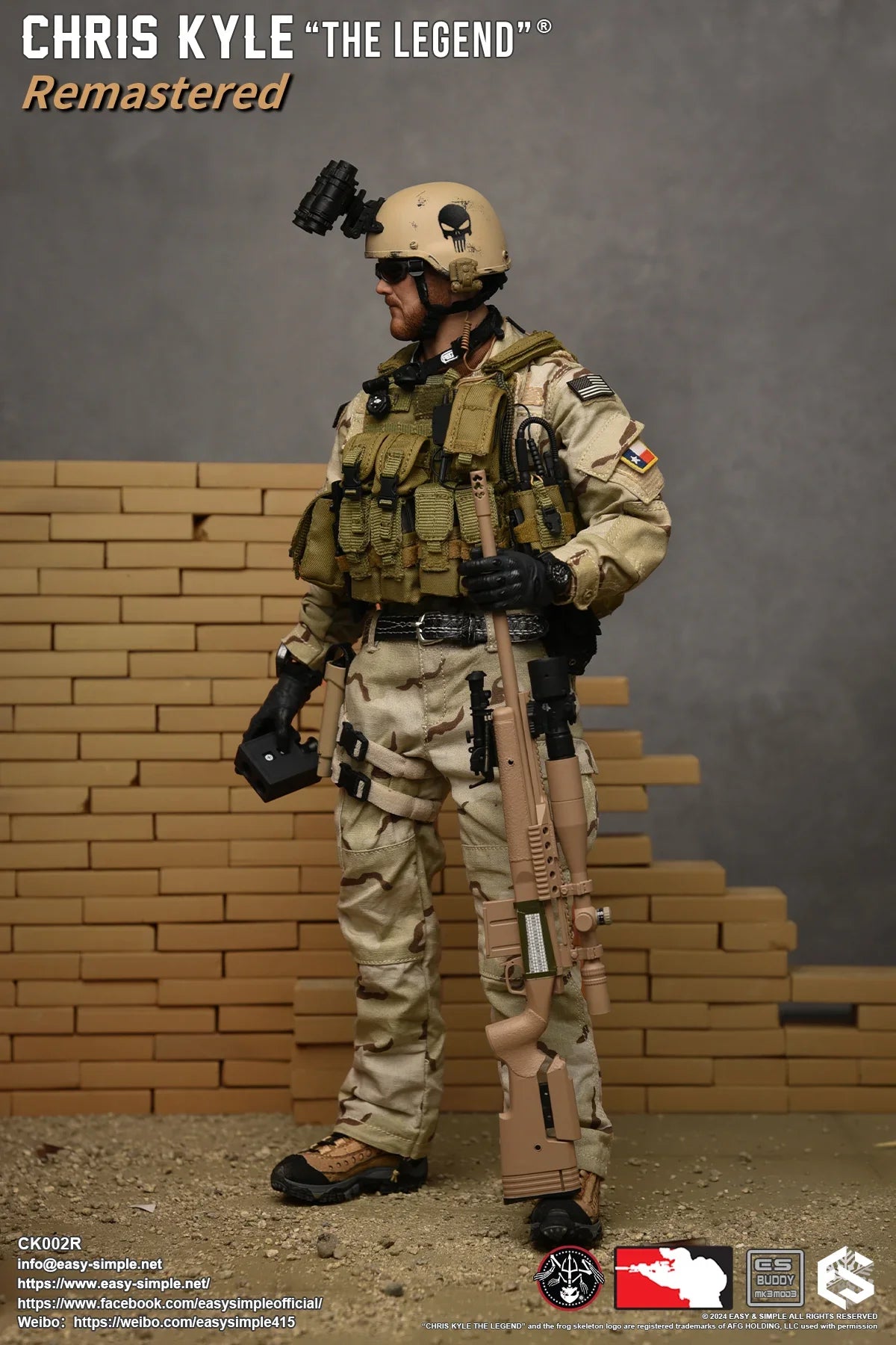 Chris Kyle "The Legend"® Remastered - Regular Version - MINT IN BOX - American Sniper