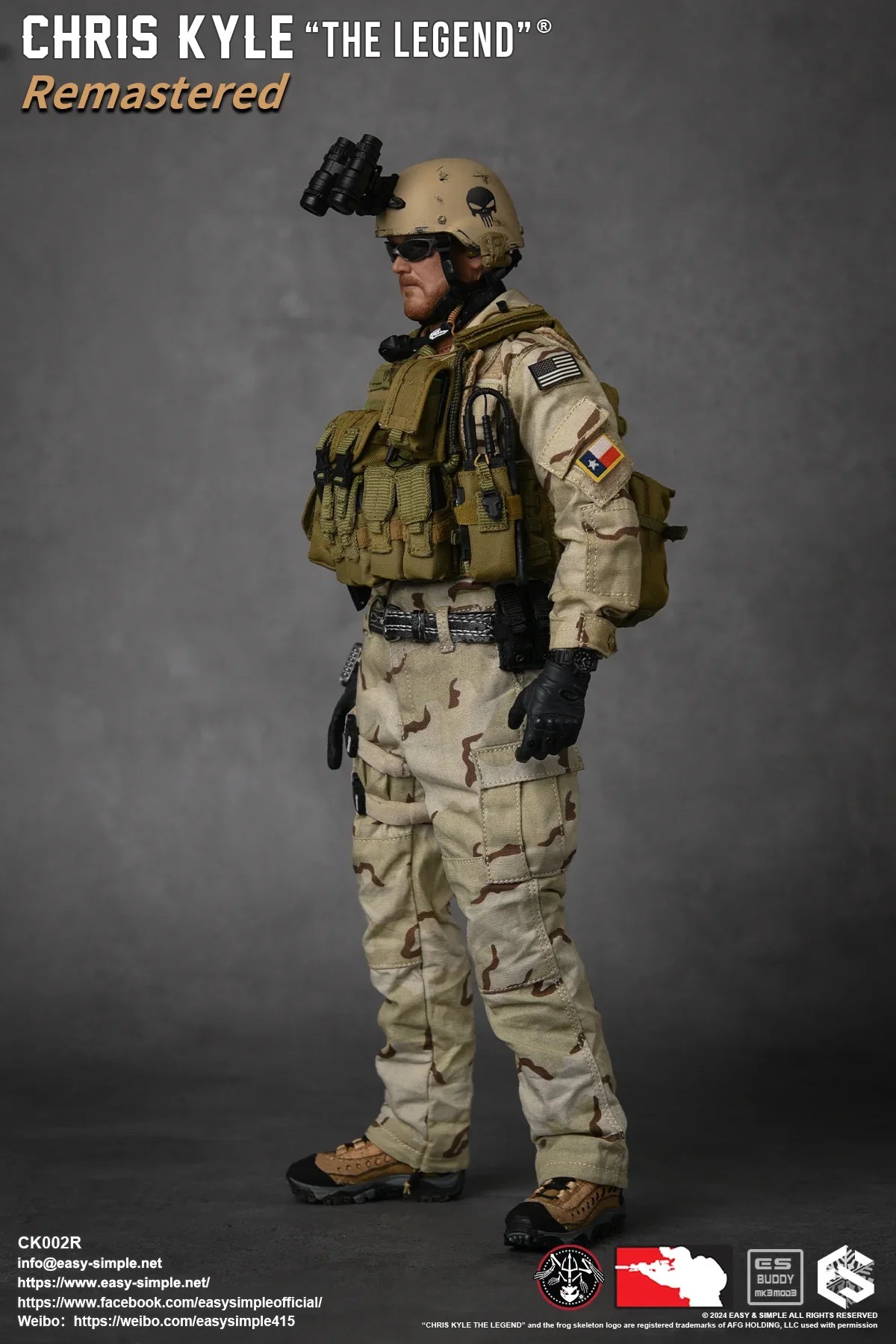 Chris Kyle "The Legend"® Remastered - Regular Version - MINT IN BOX - American Sniper