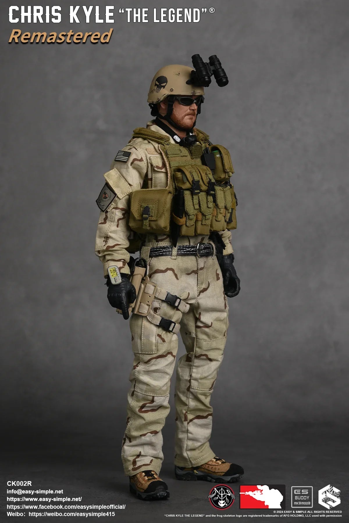 Chris Kyle "The Legend"® Remastered - Regular Version - MINT IN BOX - American Sniper