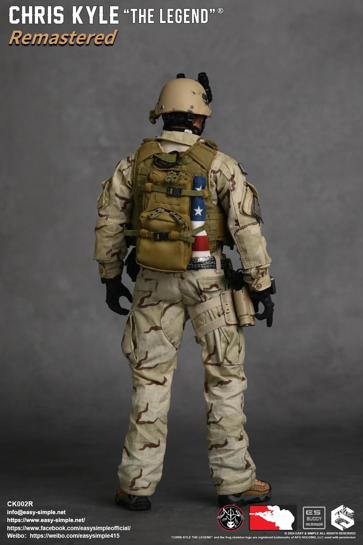Chris Kyle "The Legend"® Remastered - Regular Version - MINT IN BOX - American Sniper