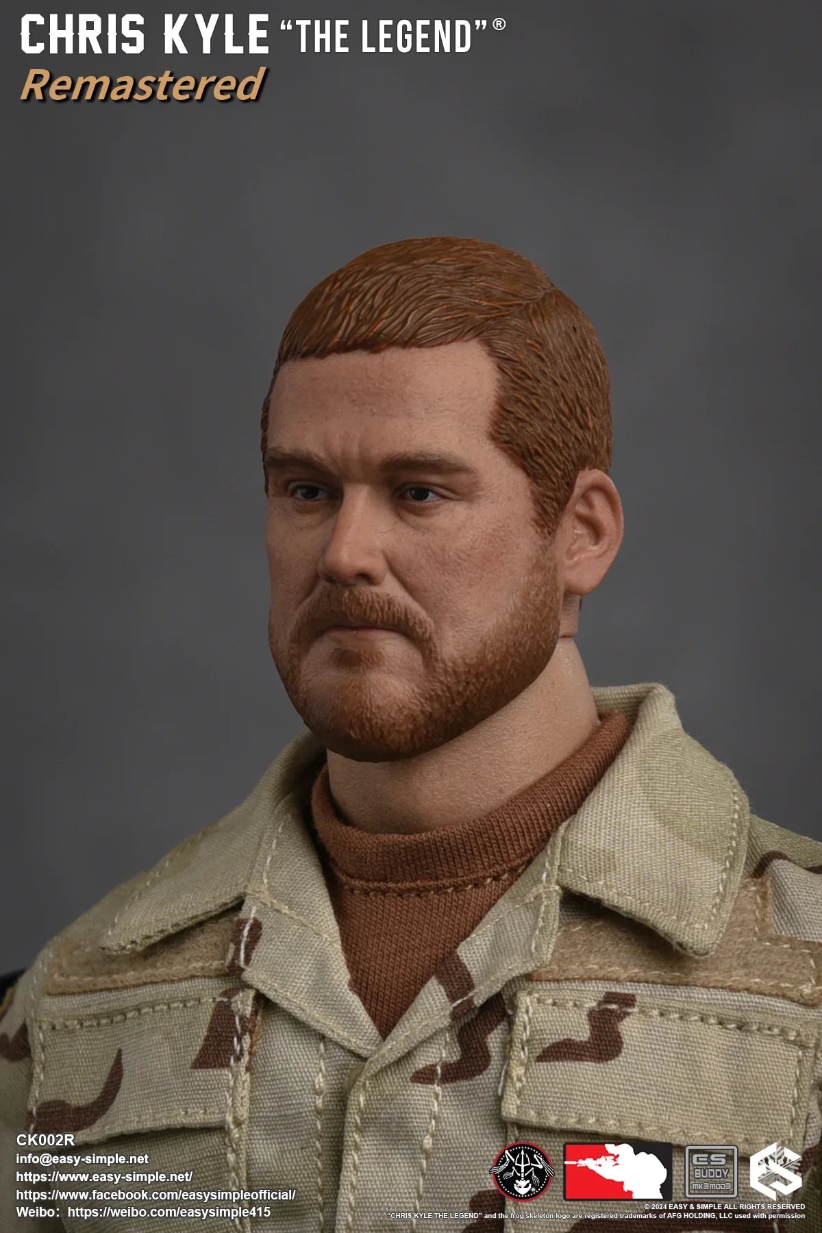 Chris Kyle "The Legend"® Remastered - Regular Version - MINT IN BOX - American Sniper