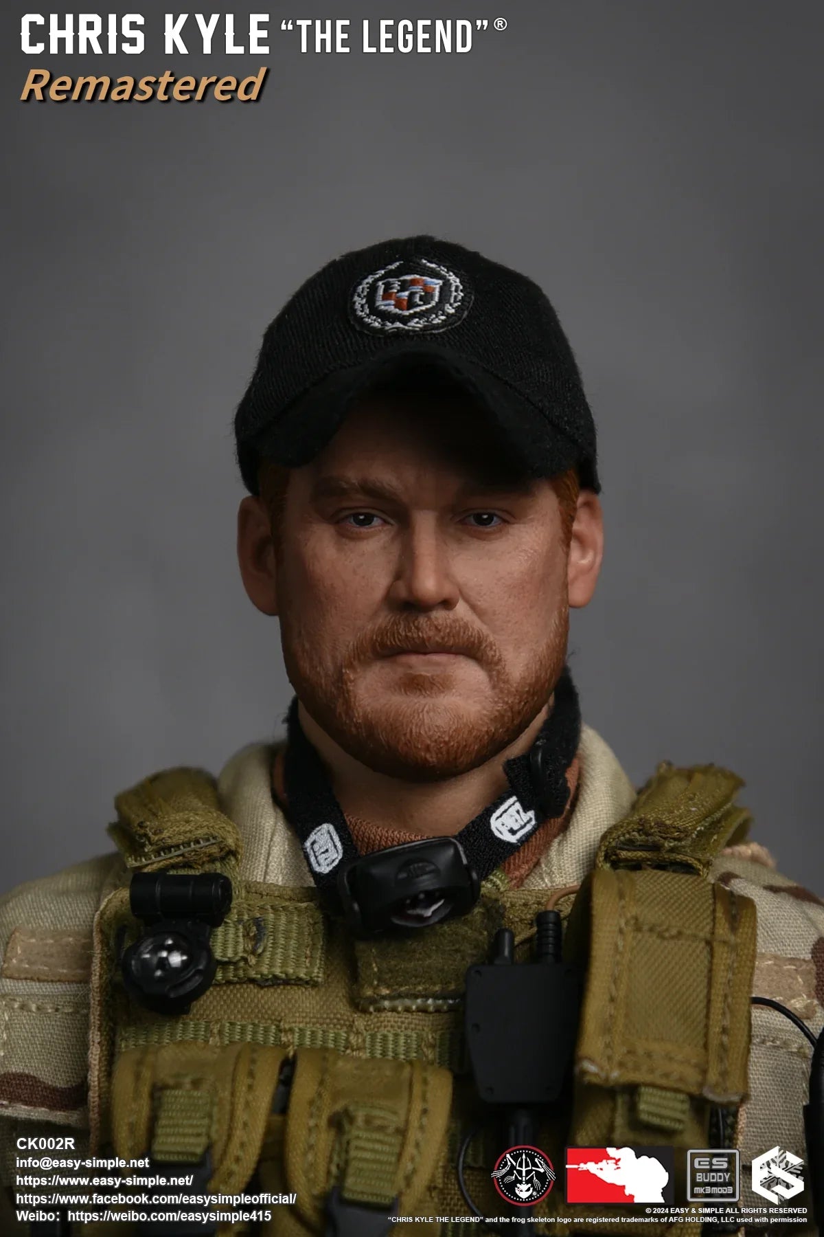 Chris Kyle "The Legend"® Remastered - Regular Version - MINT IN BOX - American Sniper
