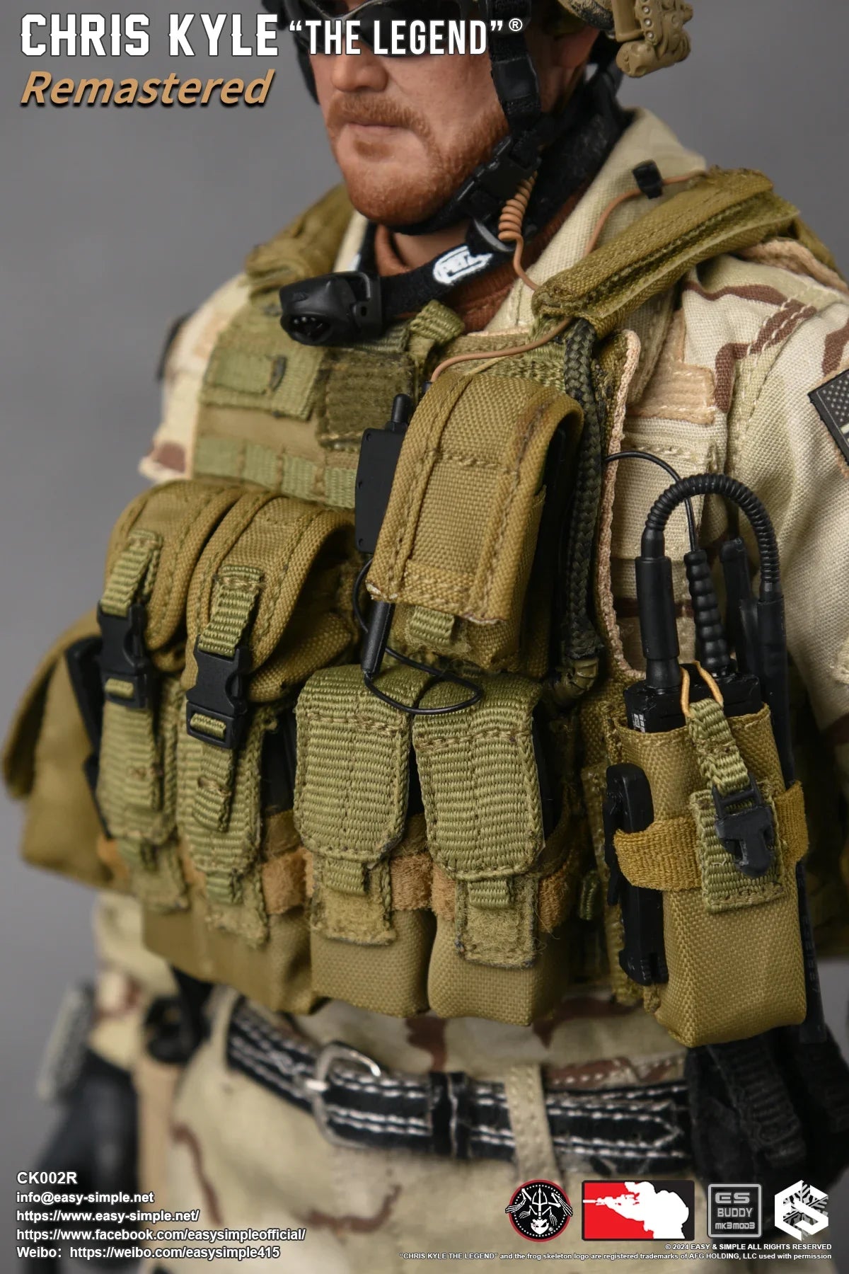 Chris Kyle "The Legend"® Remastered - Regular Version - MINT IN BOX - American Sniper