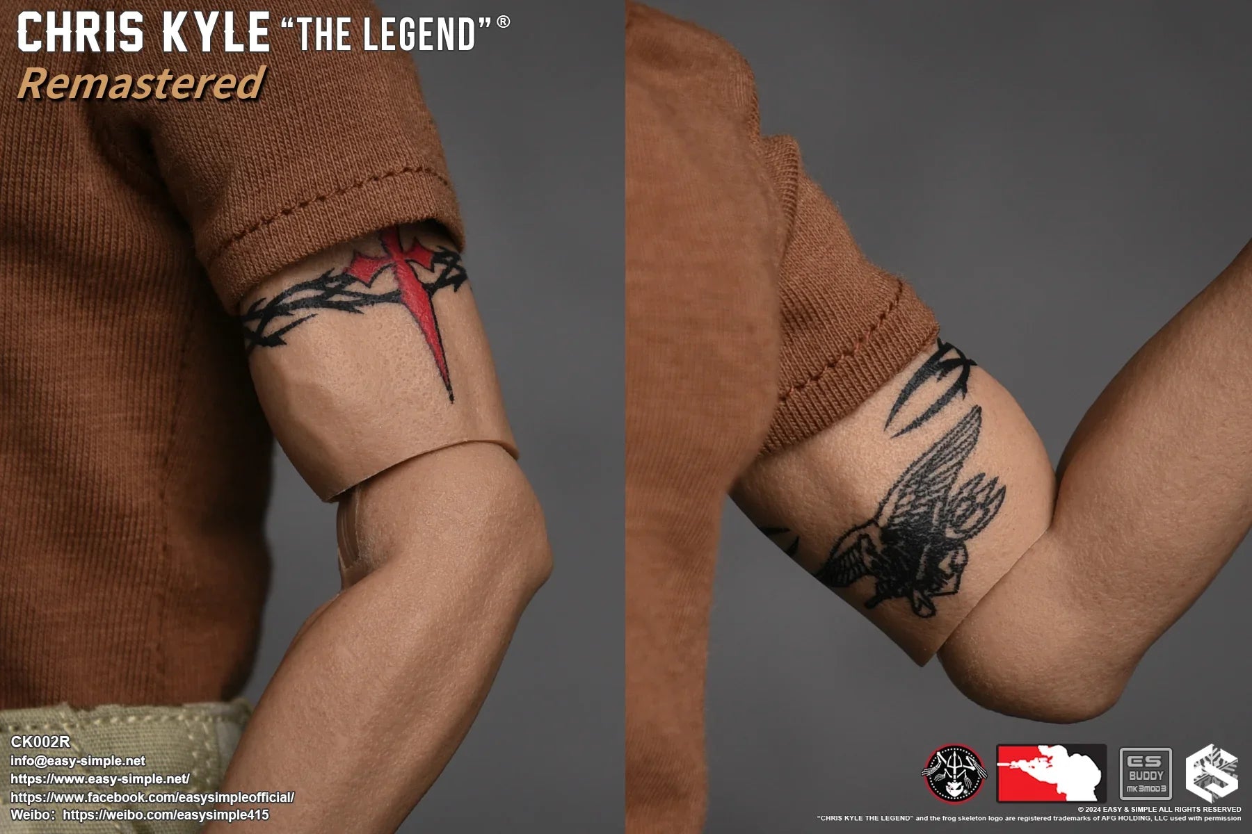 Chris Kyle "The Legend"® Remastered - Regular Version - MINT IN BOX - American Sniper