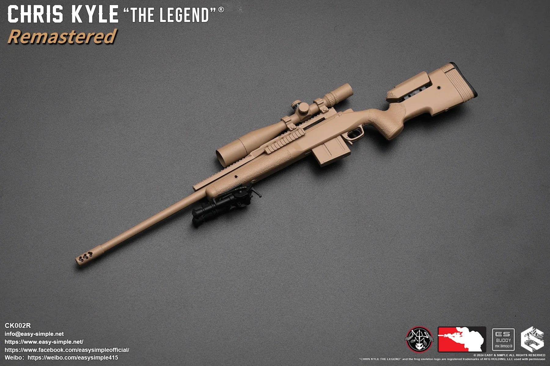 Chris Kyle "The Legend"® Remastered - Regular Version - MINT IN BOX - American Sniper