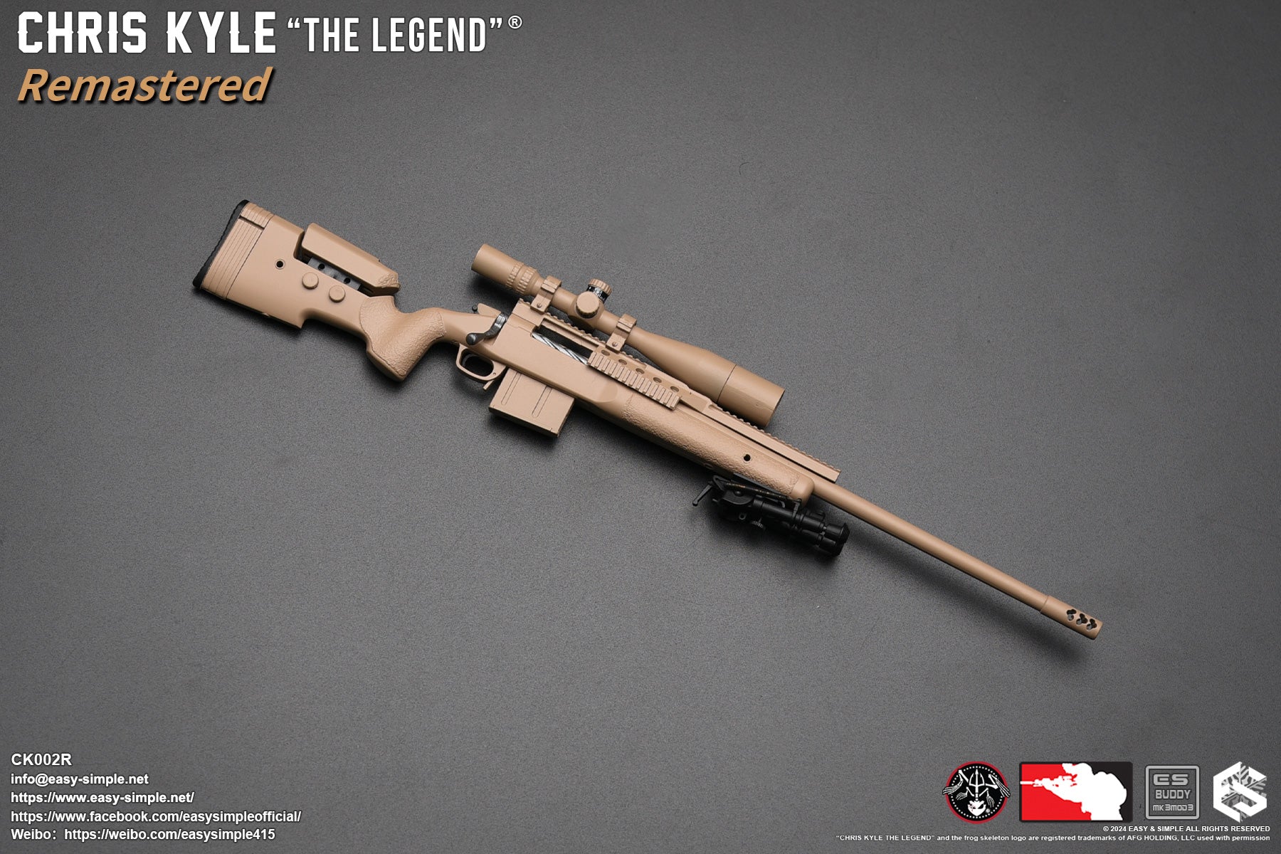 Chris Kyle "The Legend"® Remastered - Regular Version - MINT IN BOX - American Sniper