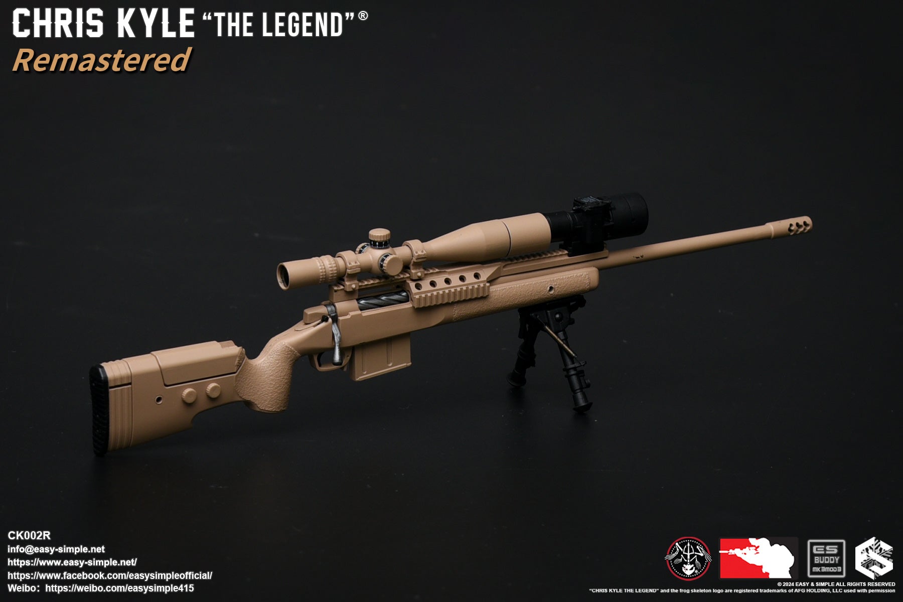 Chris Kyle "The Legend"® Remastered - Regular Version - MINT IN BOX - American Sniper