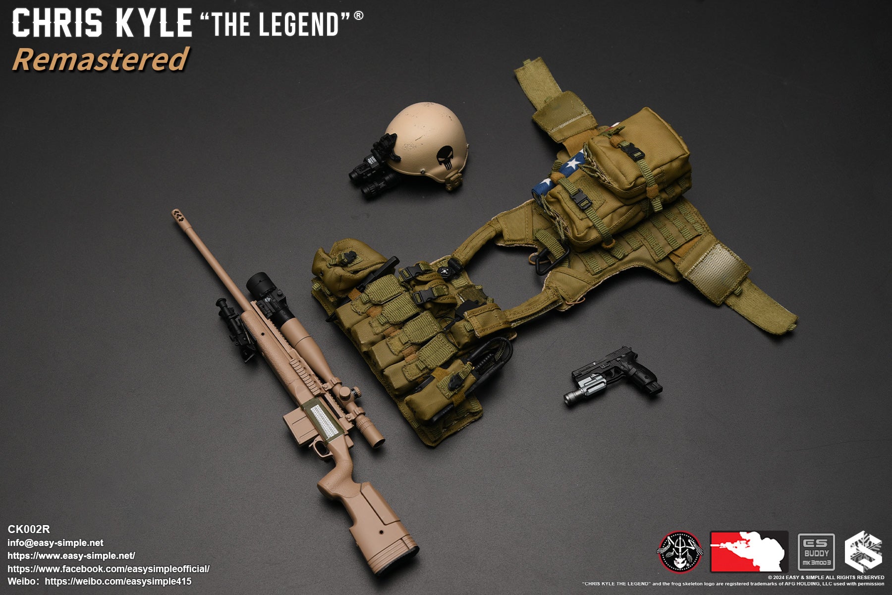 Chris Kyle "The Legend"® Remastered - Regular Version - MINT IN BOX - American Sniper