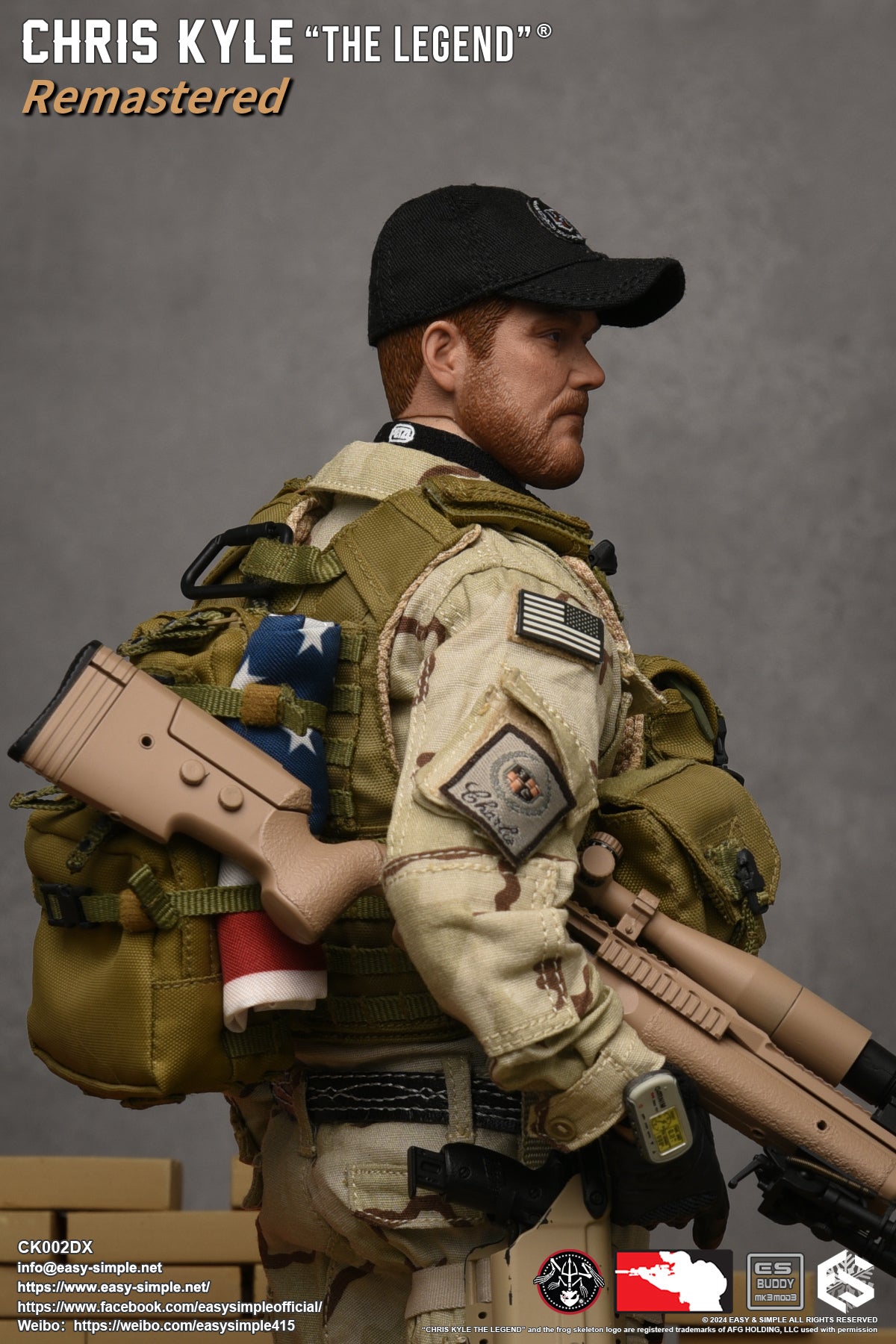Chris Kyle "The Legend"® Remastered - Deluxe Version - MINT IN BOX - American Sniper