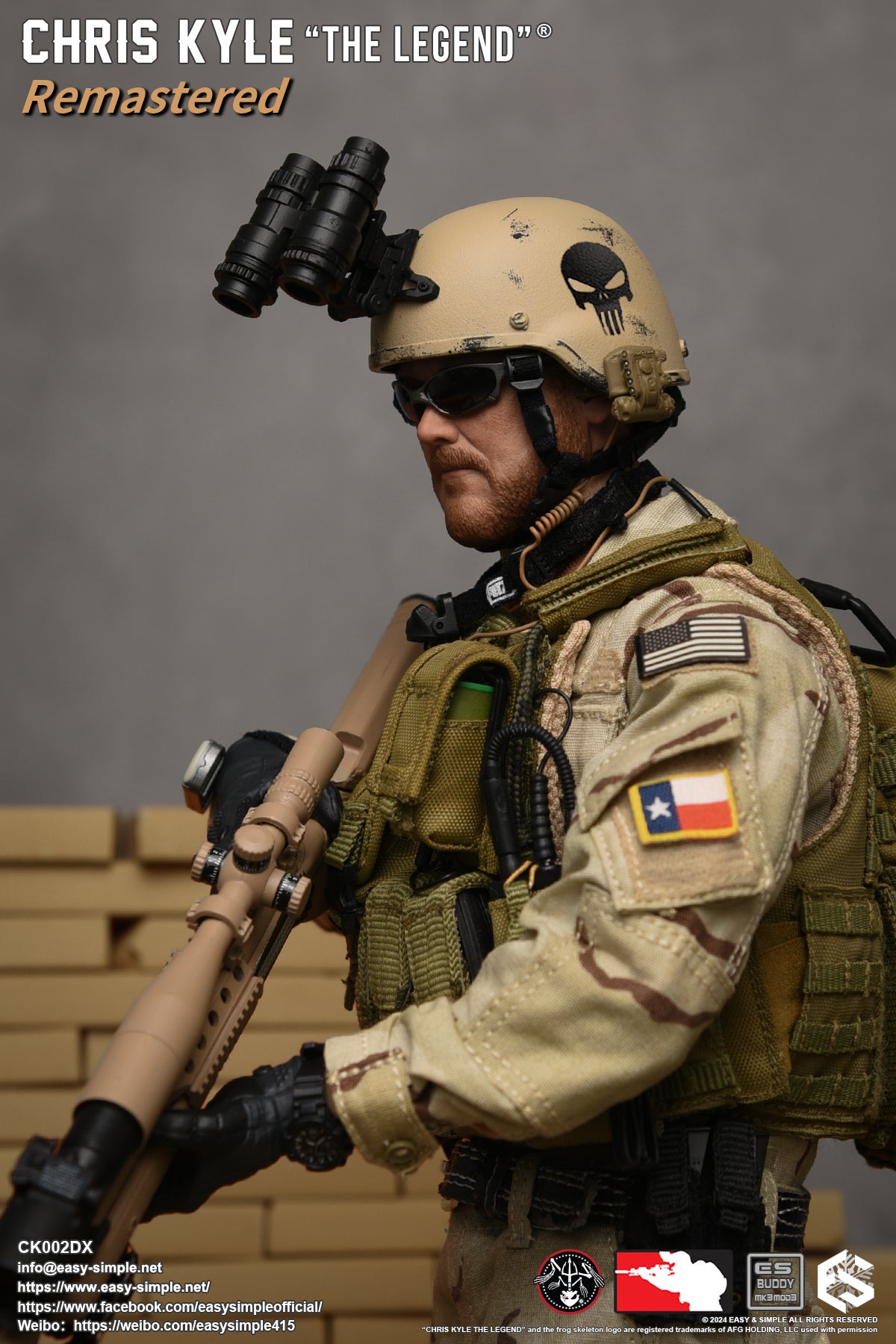 Chris Kyle "The Legend"® Remastered - Deluxe Version - MINT IN BOX - American Sniper