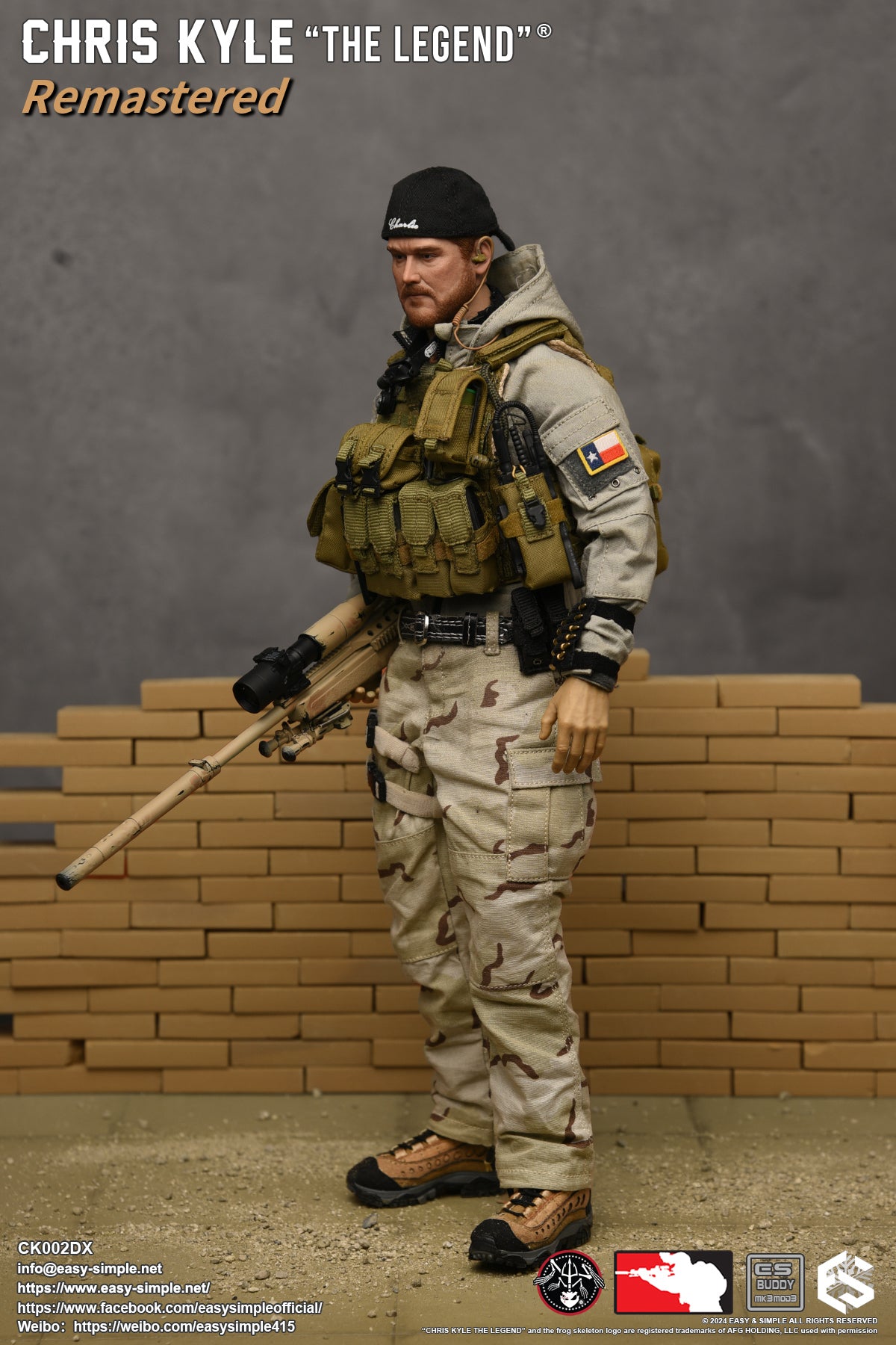Chris Kyle "The Legend"® Remastered - Deluxe Version - MINT IN BOX - American Sniper