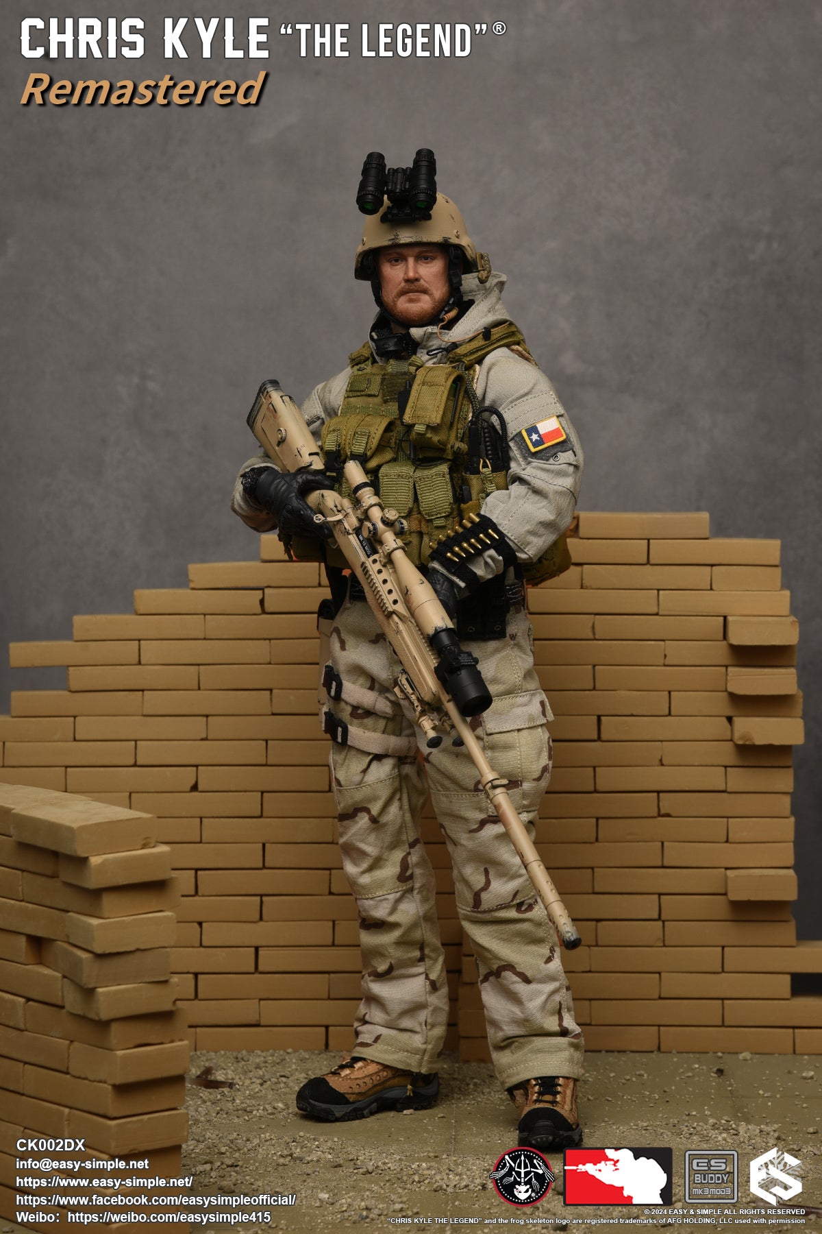 Chris Kyle "The Legend"® Remastered - Deluxe Version - MINT IN BOX - American Sniper