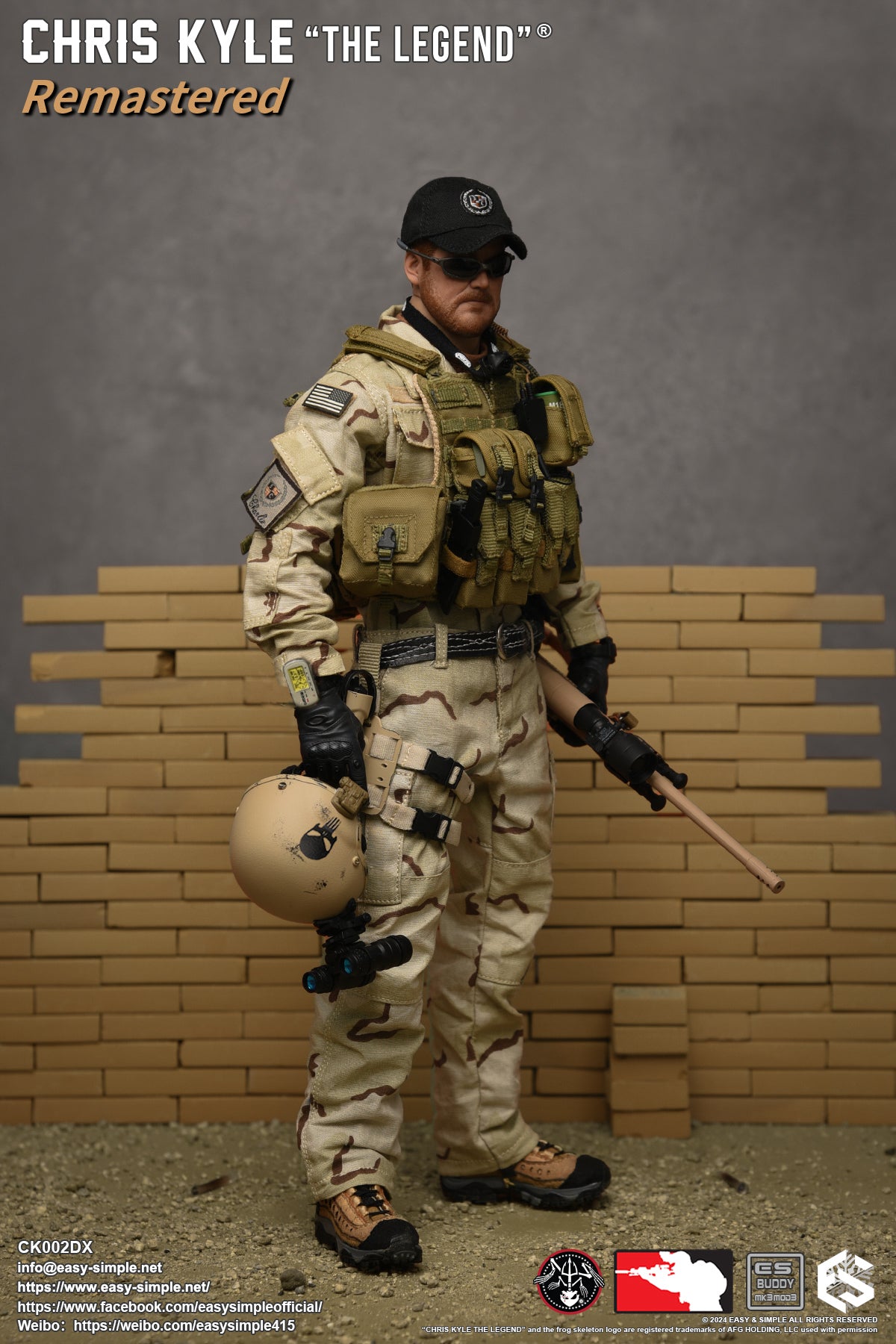 Chris Kyle "The Legend"® Remastered - Deluxe Version - MINT IN BOX - American Sniper