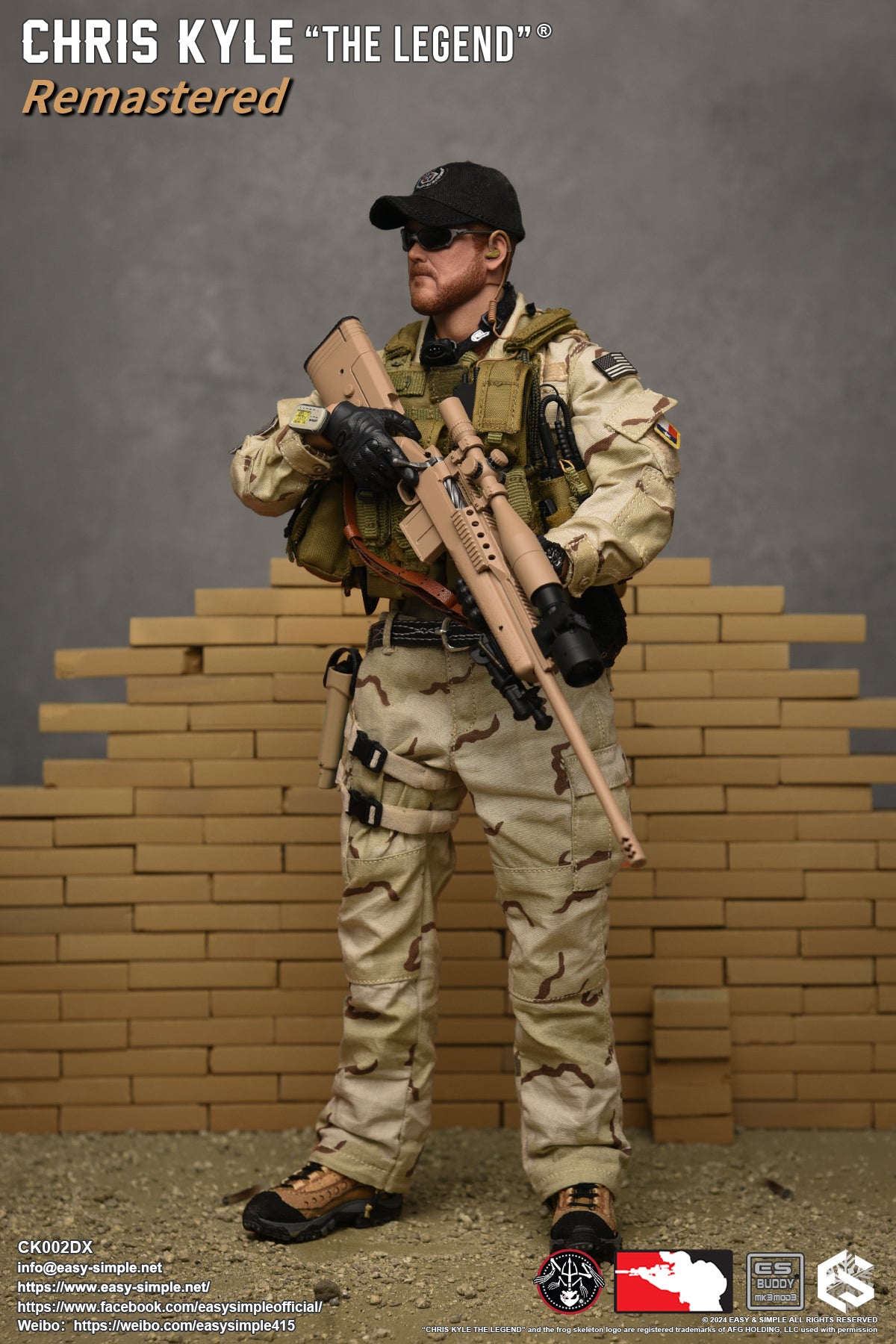 Chris Kyle "The Legend"® Remastered - Deluxe Version - MINT IN BOX - American Sniper