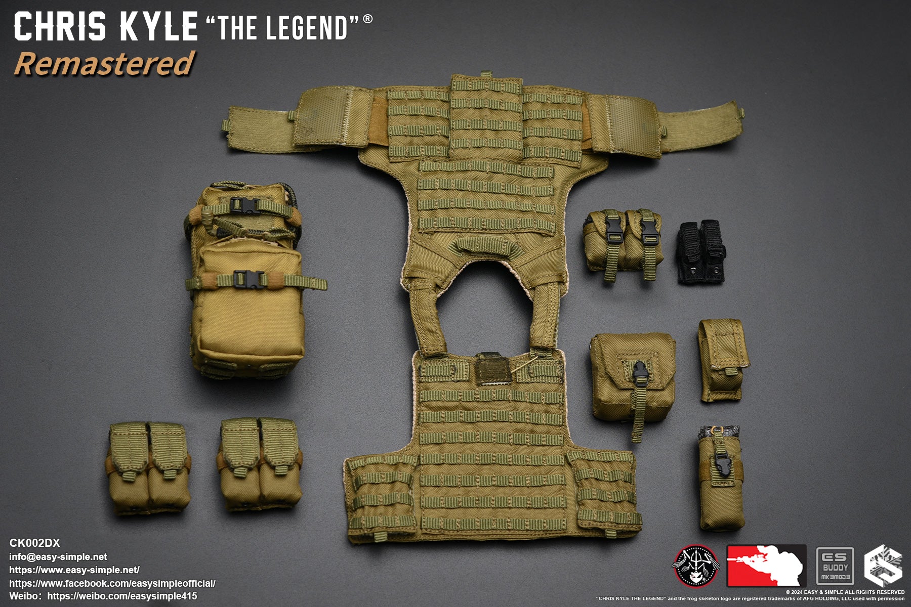 Chris Kyle "The Legend"® Remastered - Deluxe Version - MINT IN BOX - American Sniper