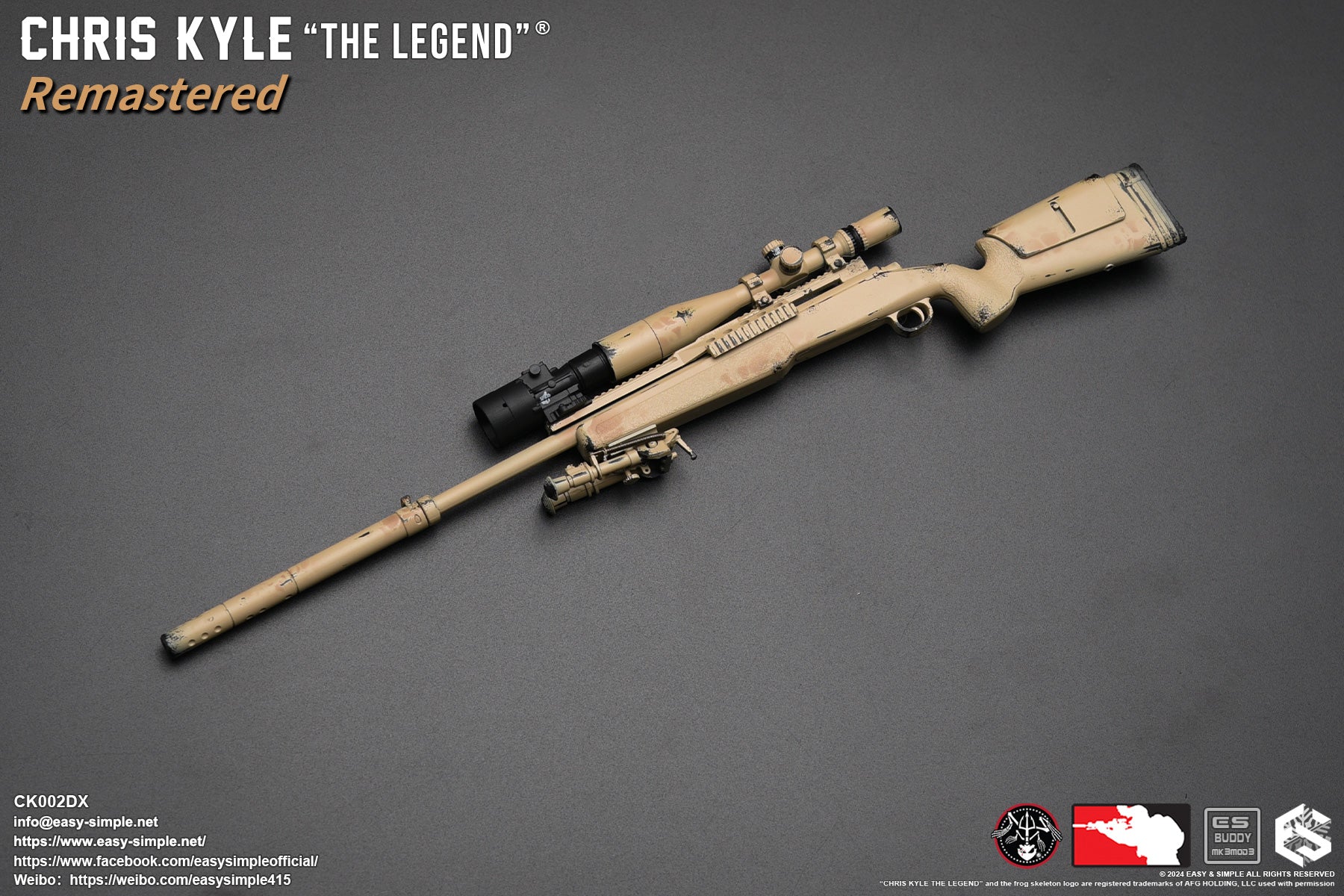 Chris Kyle "The Legend"® Remastered - Deluxe Version - MINT IN BOX - American Sniper