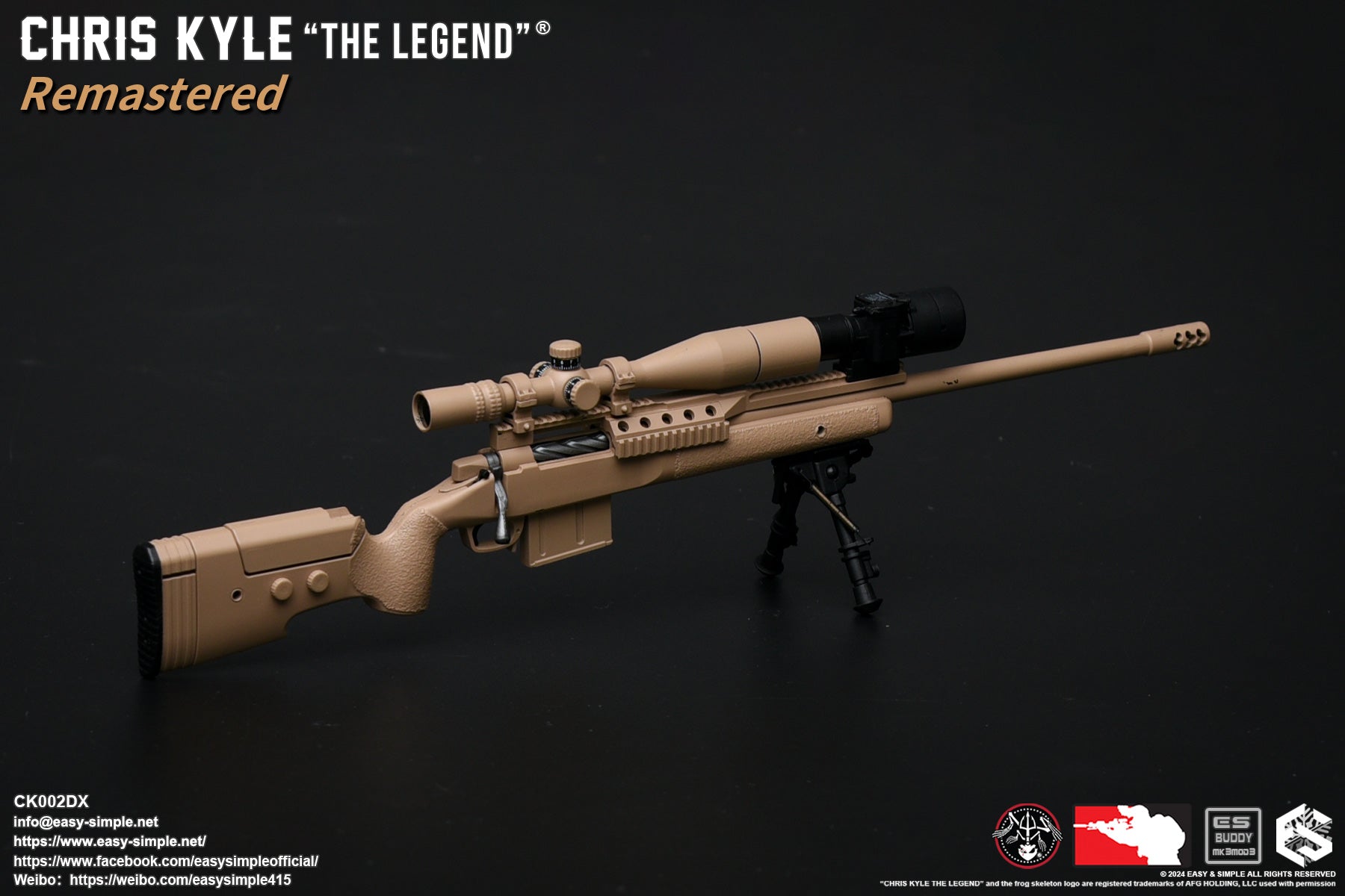 Chris Kyle "The Legend"® Remastered - Deluxe Version - MINT IN BOX - American Sniper