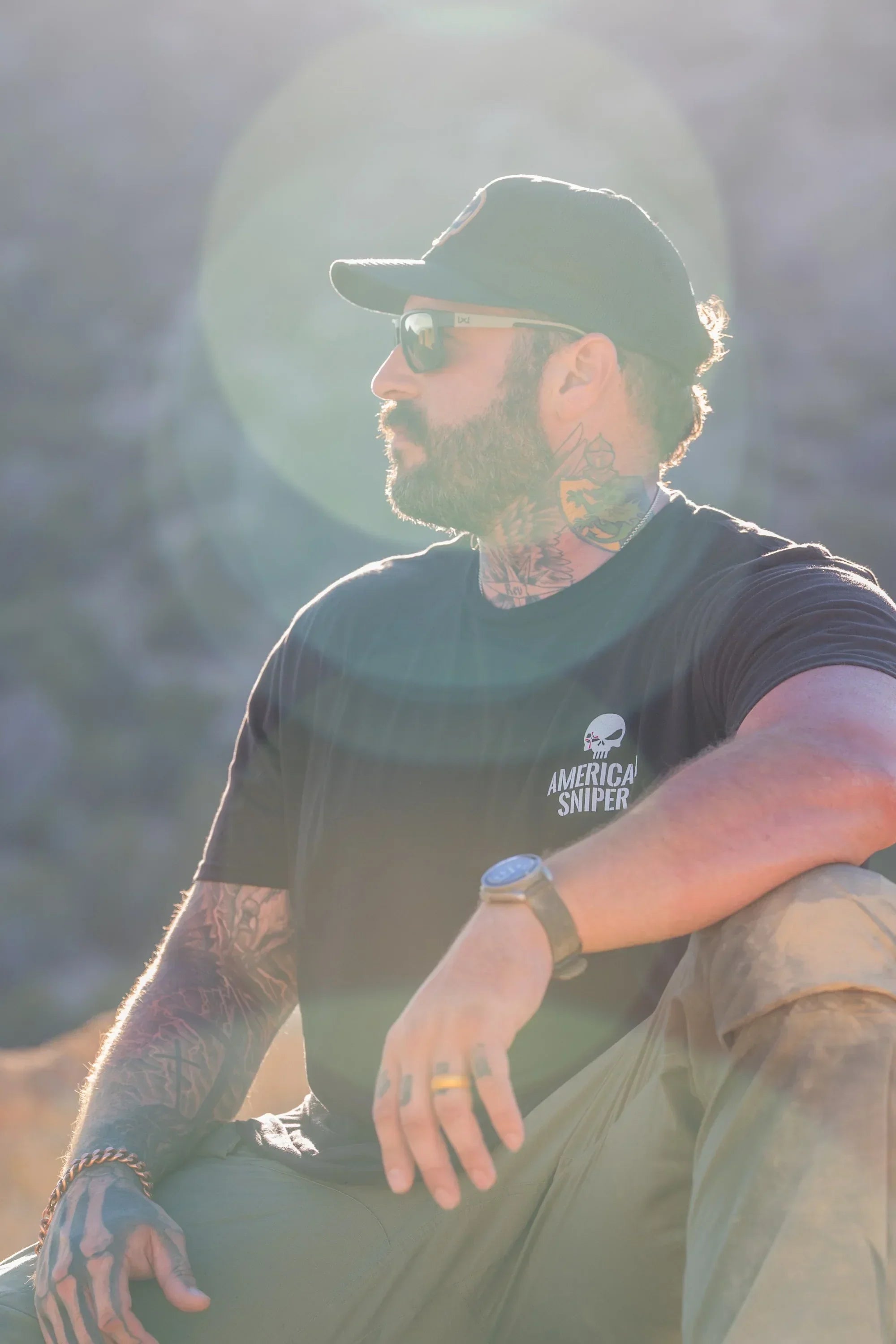 American Sniper Black Skull Patch Hat - American Sniper