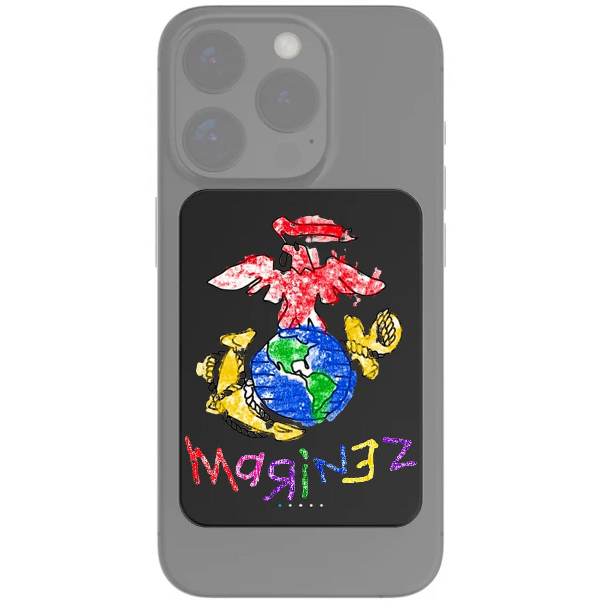 Limited Edition Custom-Printed 5,000mAh MagSafe Magnetic Powerbank & Wireless Battery Charger