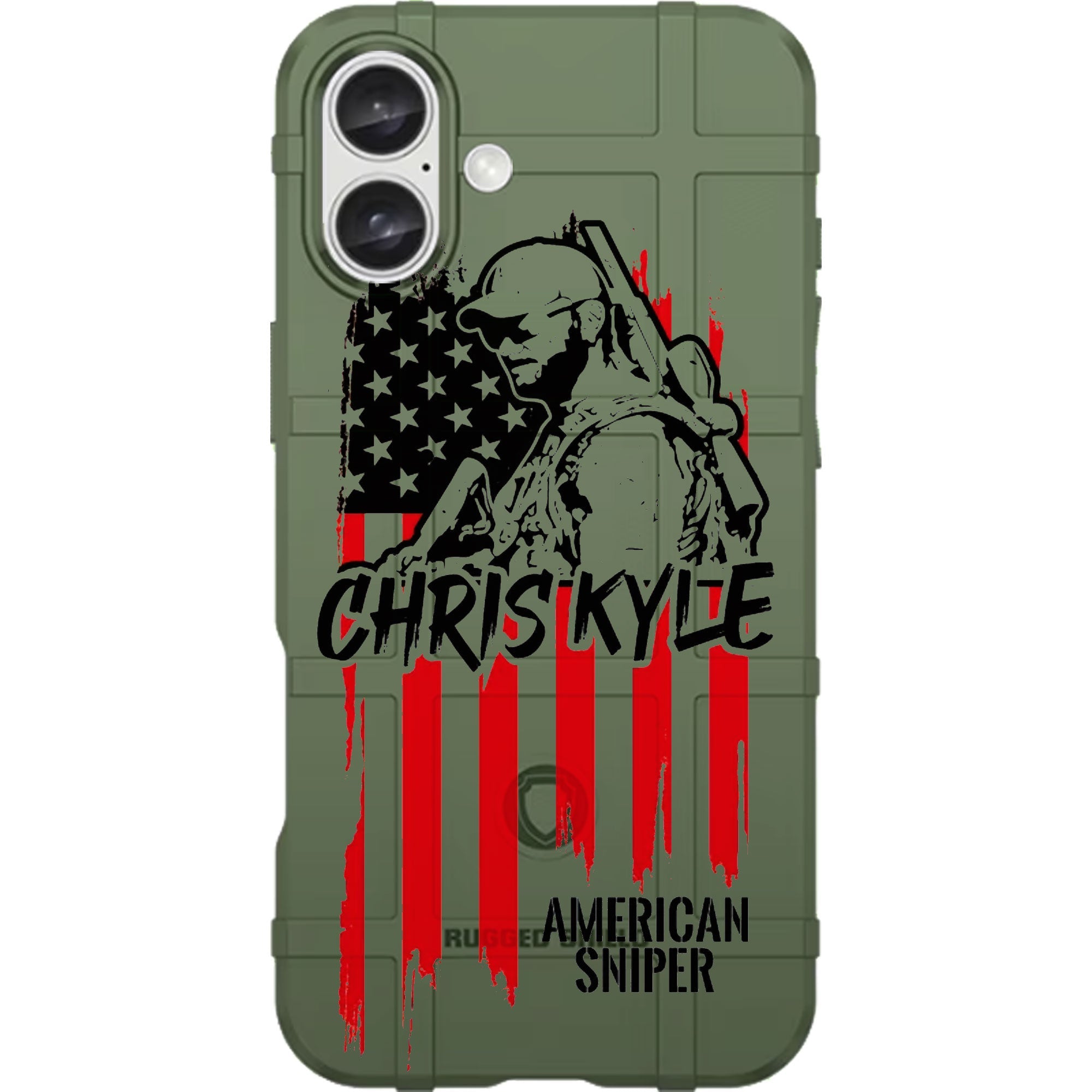American Sniper Chris Kyle Flag Custom Printed Case Design