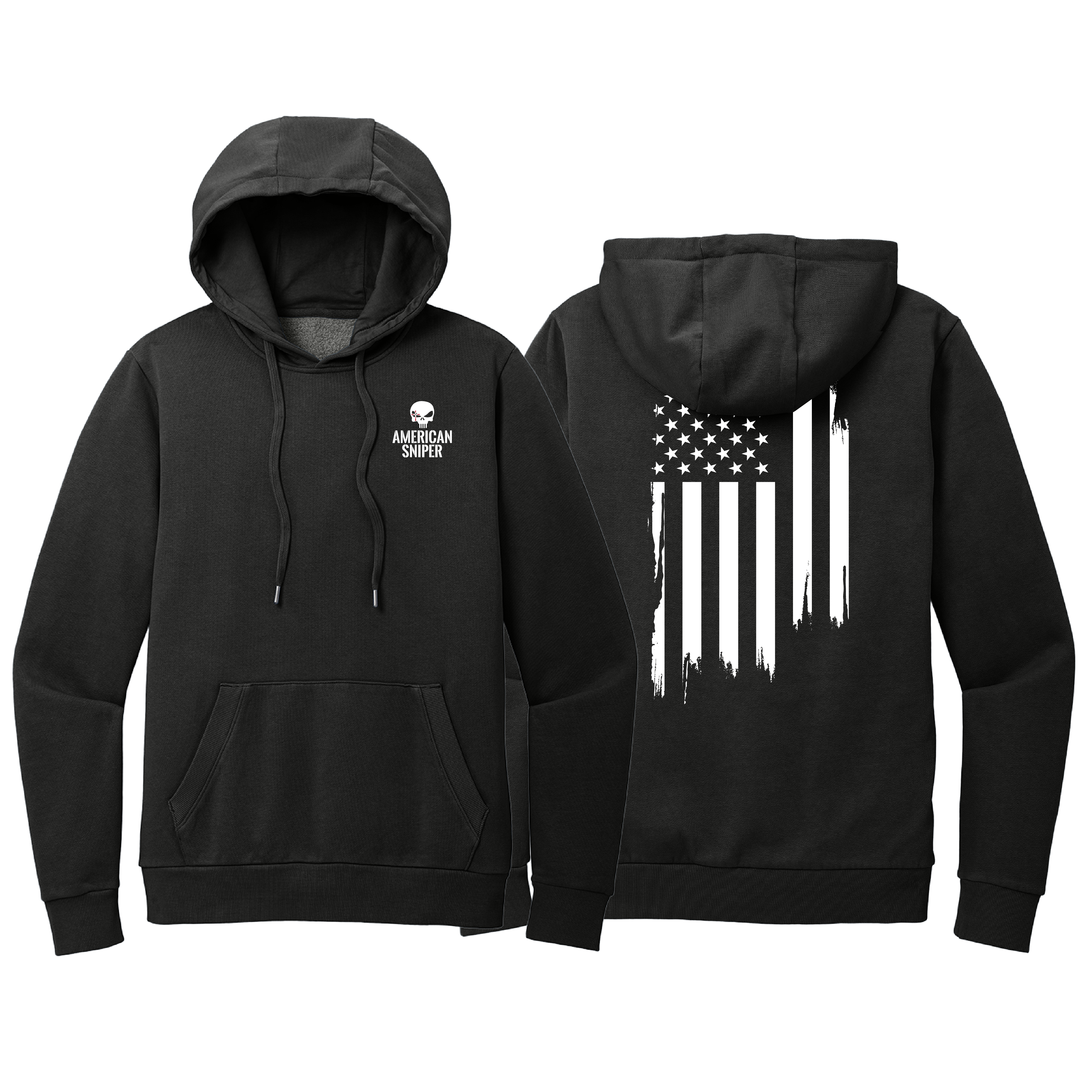 American Sniper Fleece Hoodie – Patriotic Edition