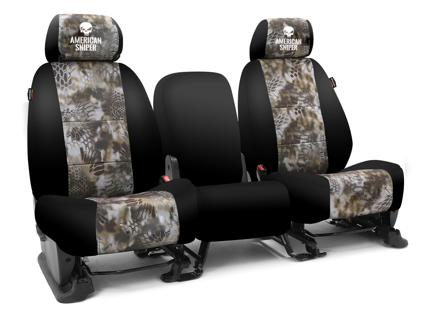 American Sniper Logo Custom Seat Cover Neosupreme Kryptek Camo