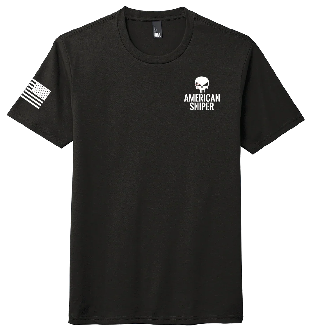American Sniper CK Flag Tee Black