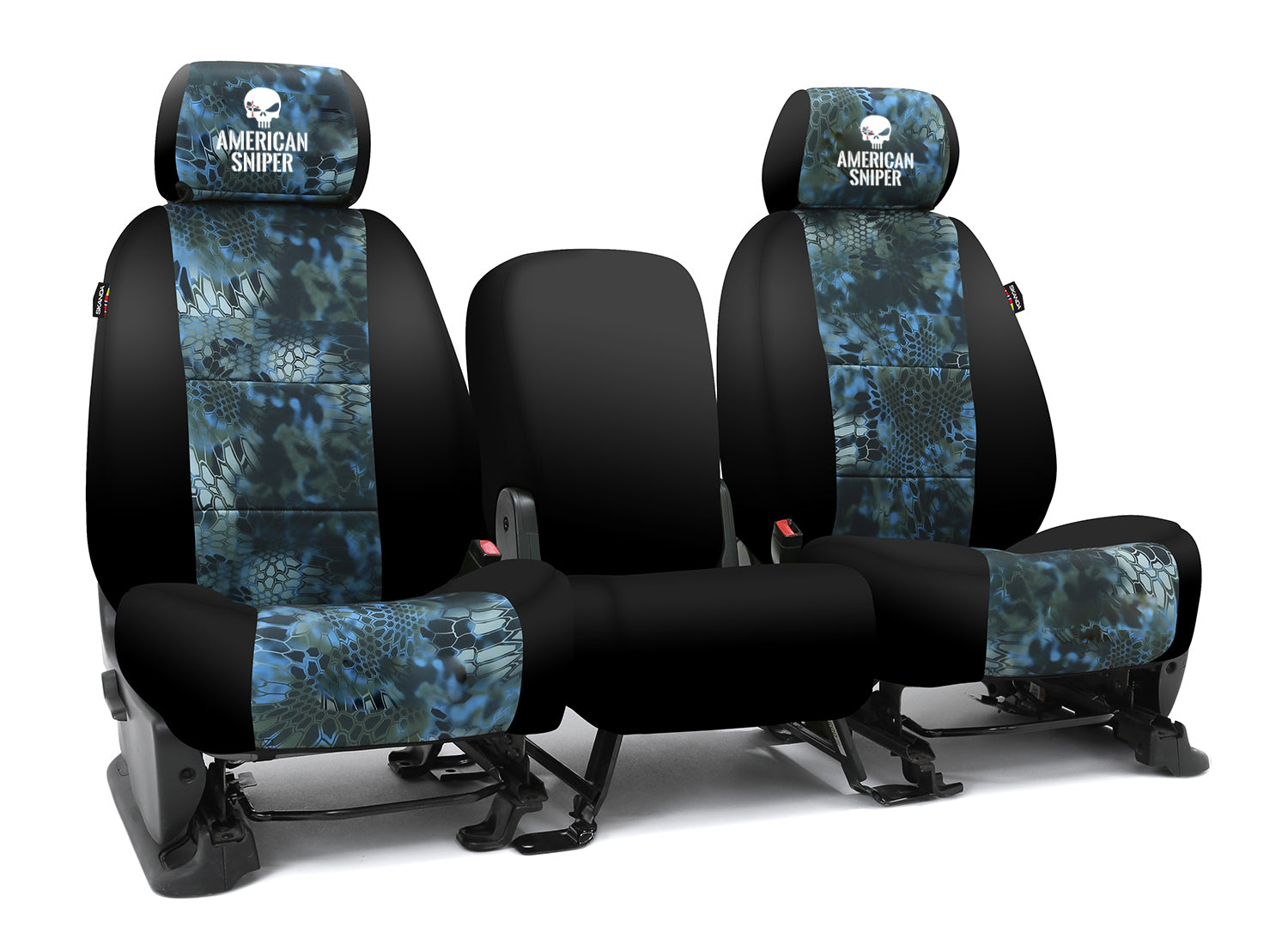 American Sniper Logo Custom Seat Cover Neosupreme Kryptek Camo