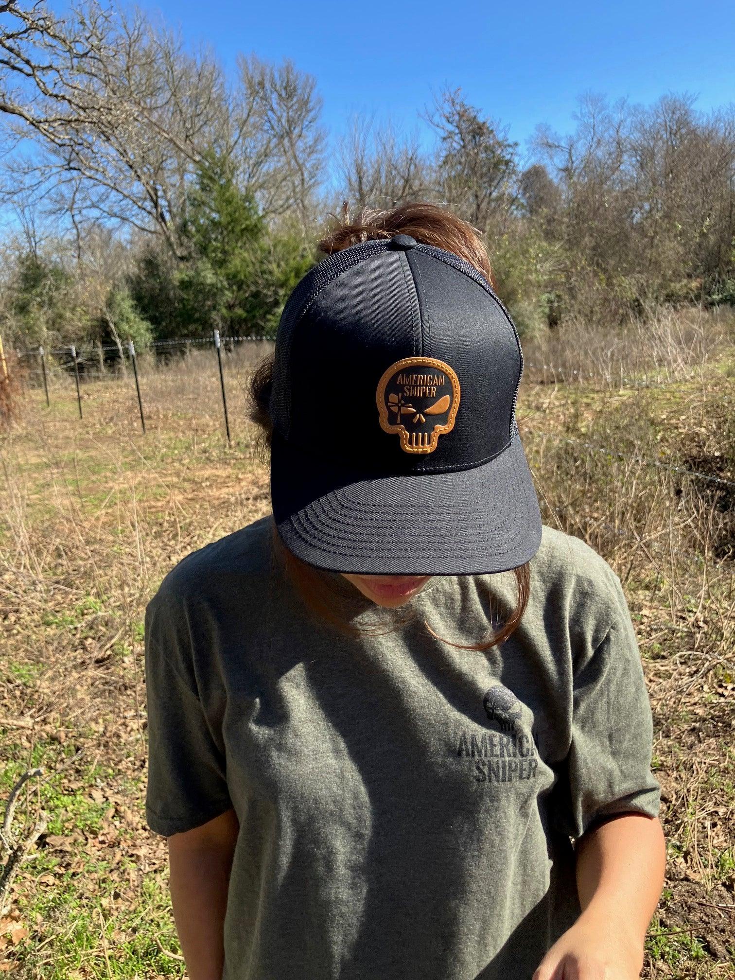 American Sniper Black Skull Patch Hat - American Sniper