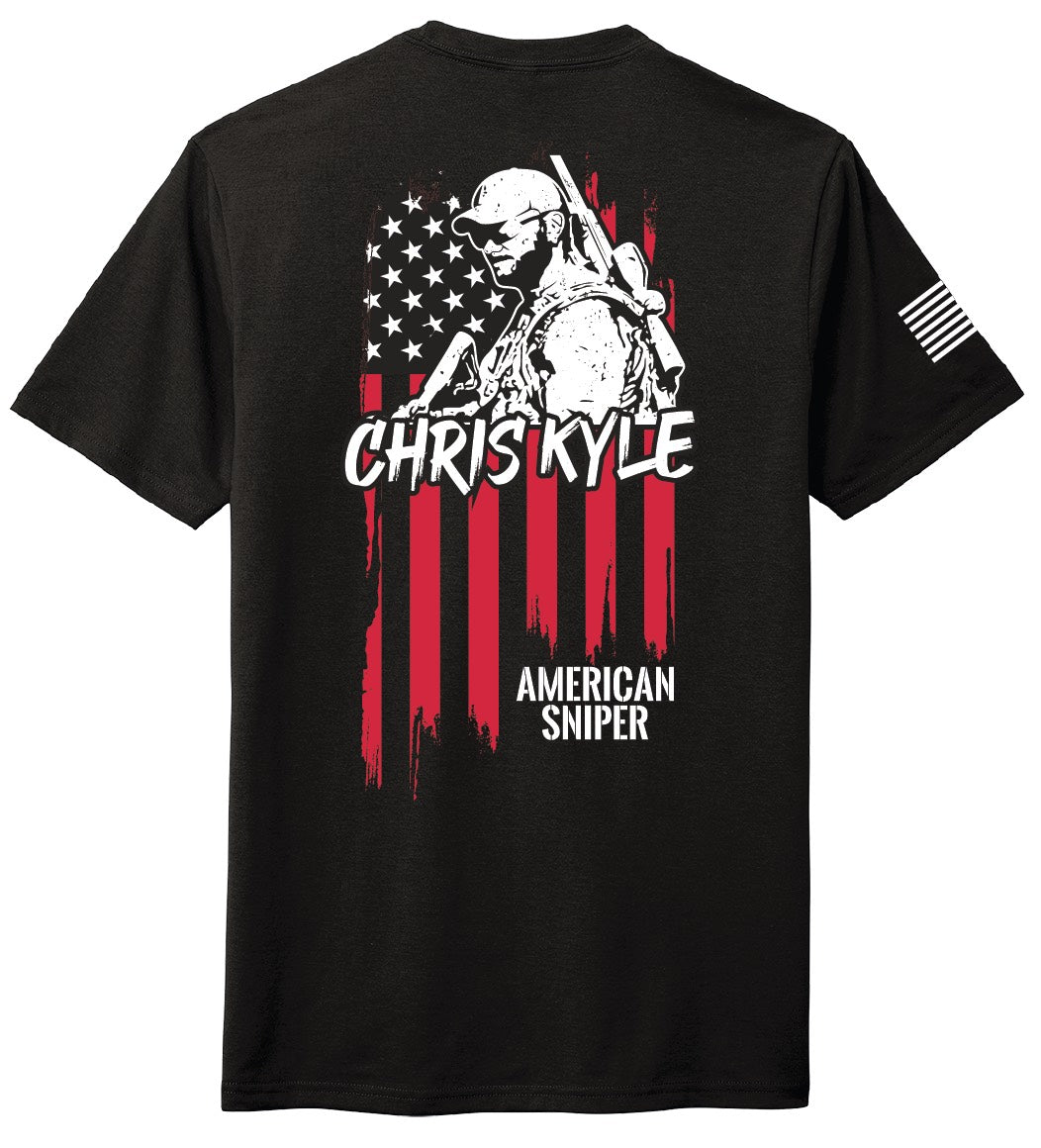 American Sniper CK Flag Tee Black