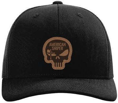American Sniper Richardson 112 Black Skull Hat