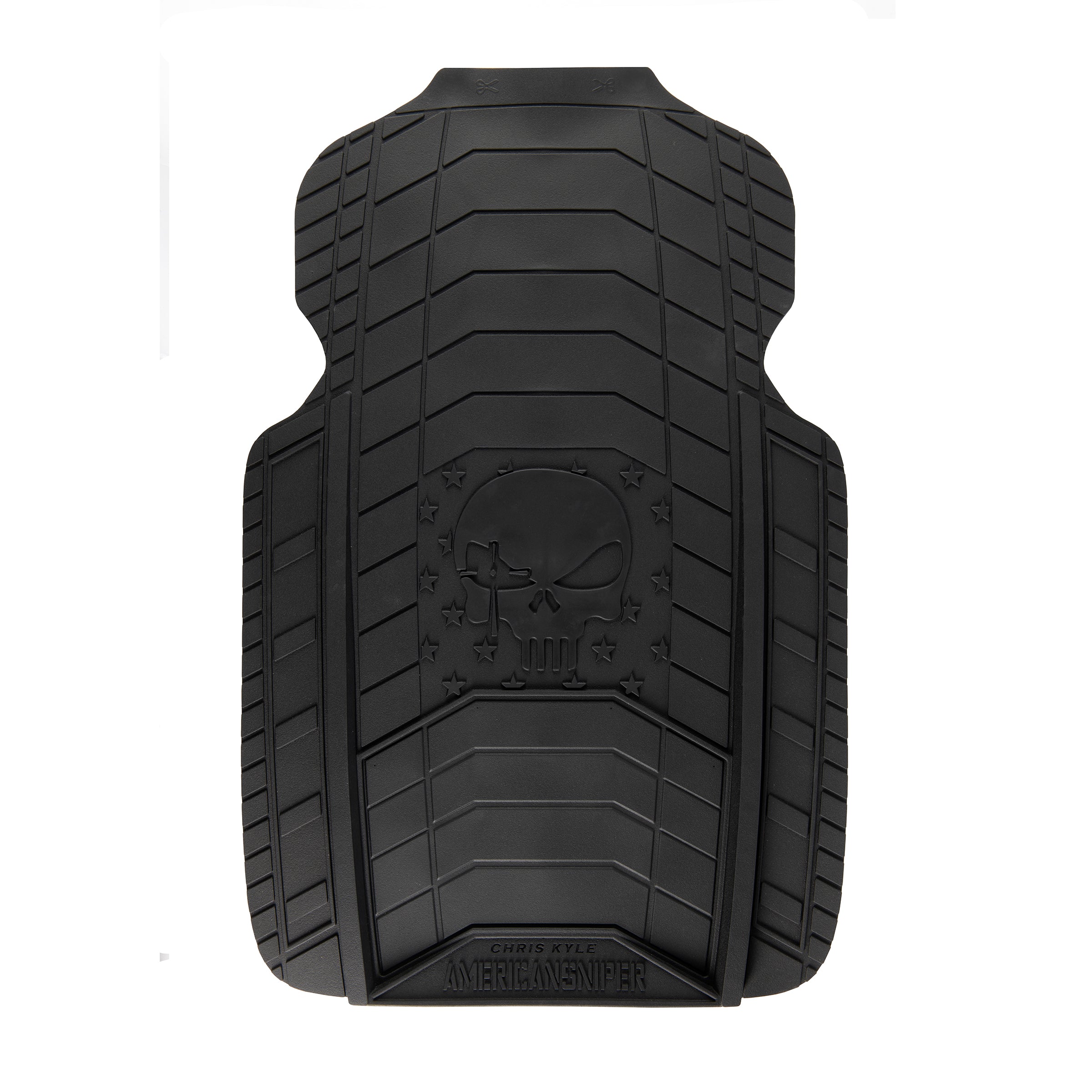 Chris Kyle The Legend | Front Floor Mats, All Black, 2 Pack
